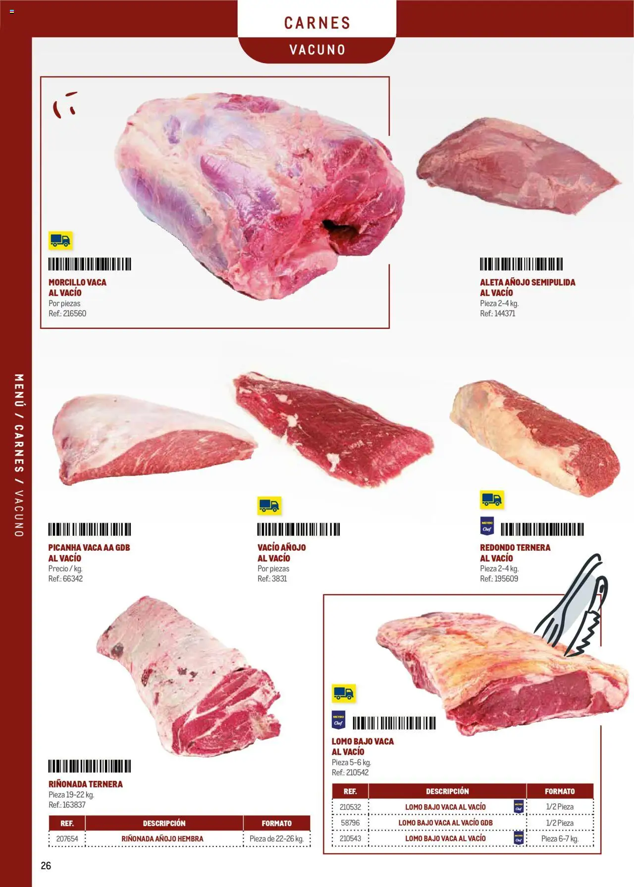 Makro - Menú y Barra Norte II │ válido desde el 08.09.2025 | Página: 26