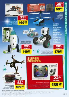 Pogląd oferty "Carrefour Gazetka - Zabawki" - ważna od 03.11.2025 | Strona: 87 | Produkty: Dron