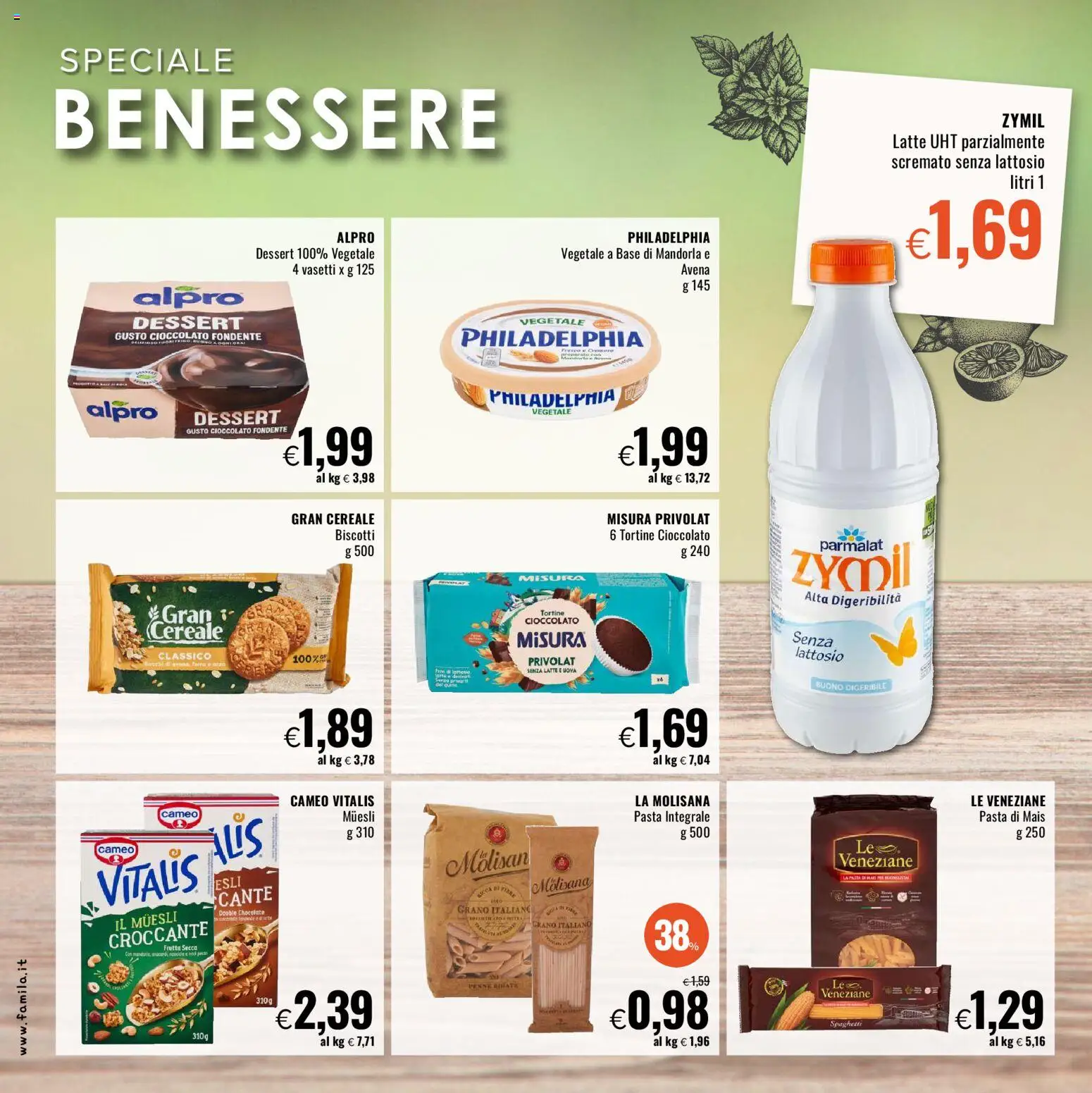 Volantino Famila del 27.11.2025 | Pagina: 16 | Prodotti: Cioccolato, Biscotti, Noci, Penne