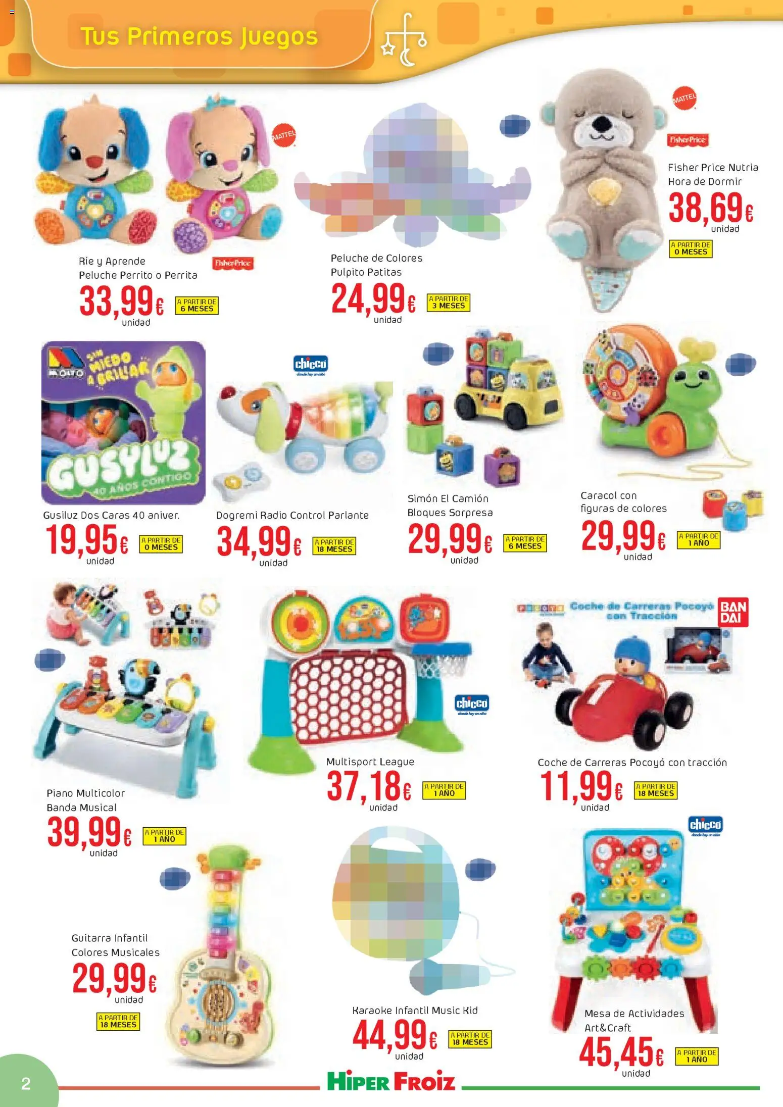 Froiz - Catálogo Juguetes │ válido desde el 21.11.2025 | Página: 2 | Productos: Radio, Mesa