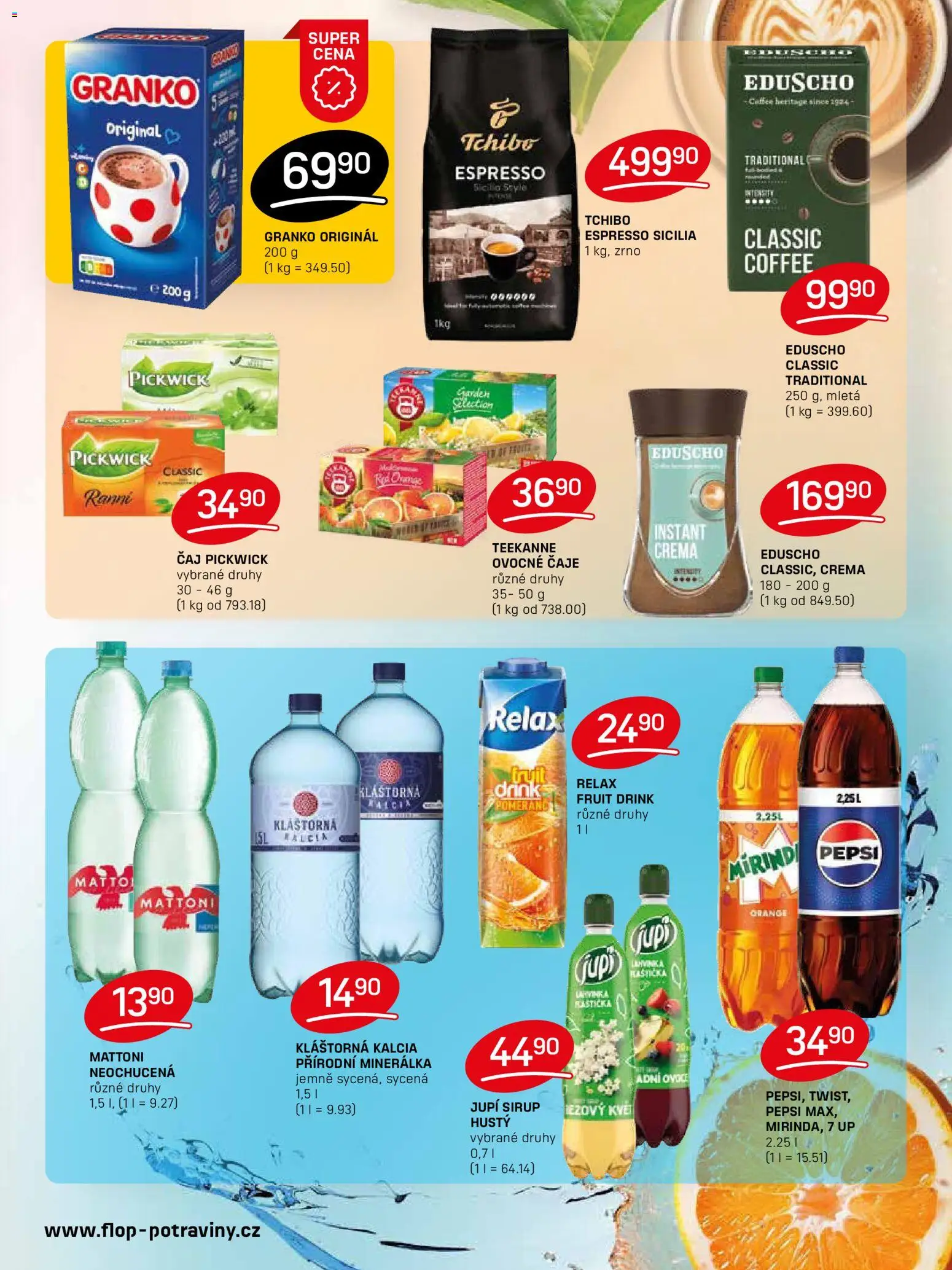Flop leták od 07.01.2026 | Strana: 9 | Produkty: Čaj, Pepsi, Tchibo, Teekanne