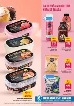 Mercator katalog akcije – veljaven od 23.04.2026 | Stran: 15 | Izdelki: Mandlji, Krema, Cokolada, Sladoled
