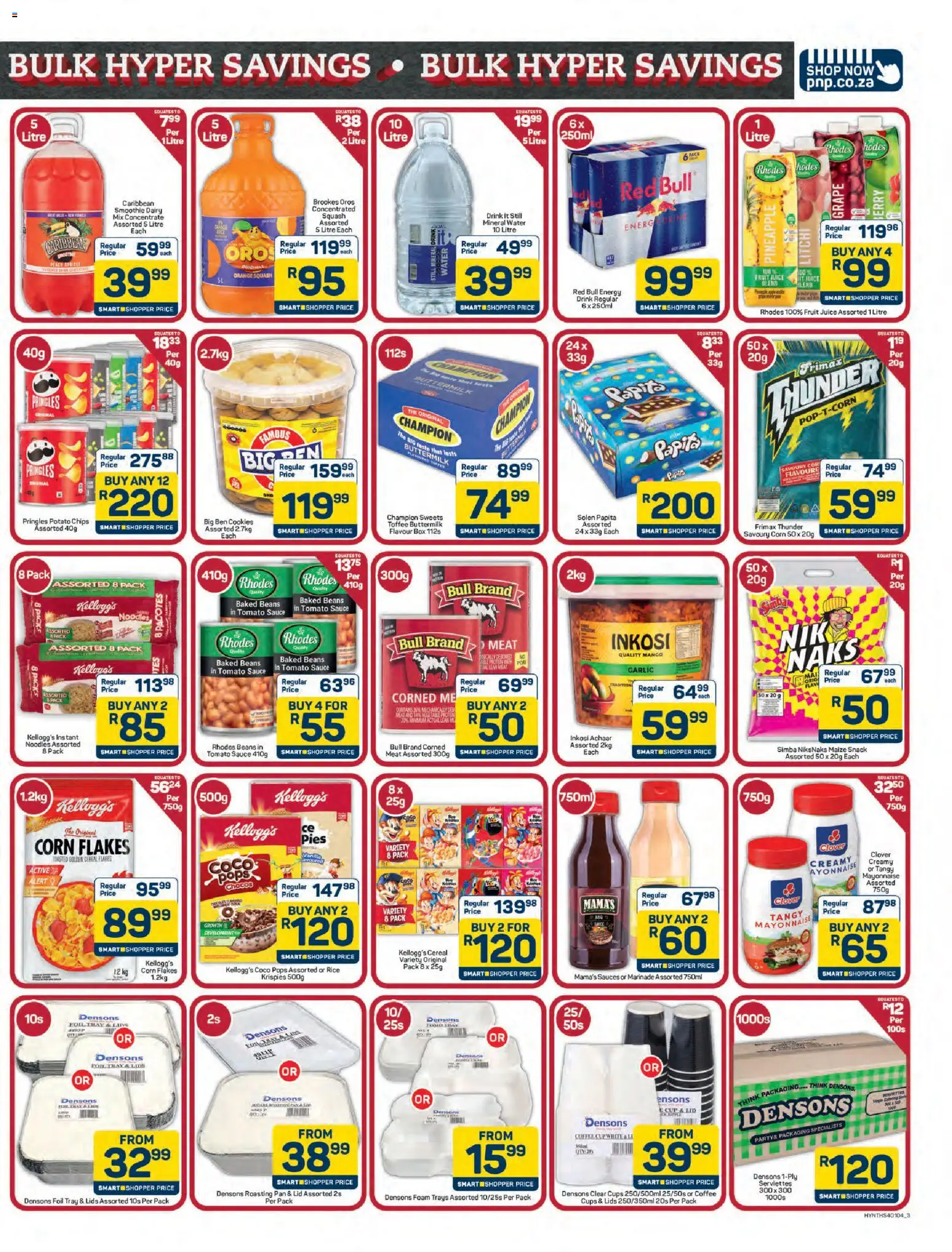 New Pick n Pay catalogue – valid from 16.03.2026 | Page: 3 | Products: Flakes, Marinade, Sauce, Garlic