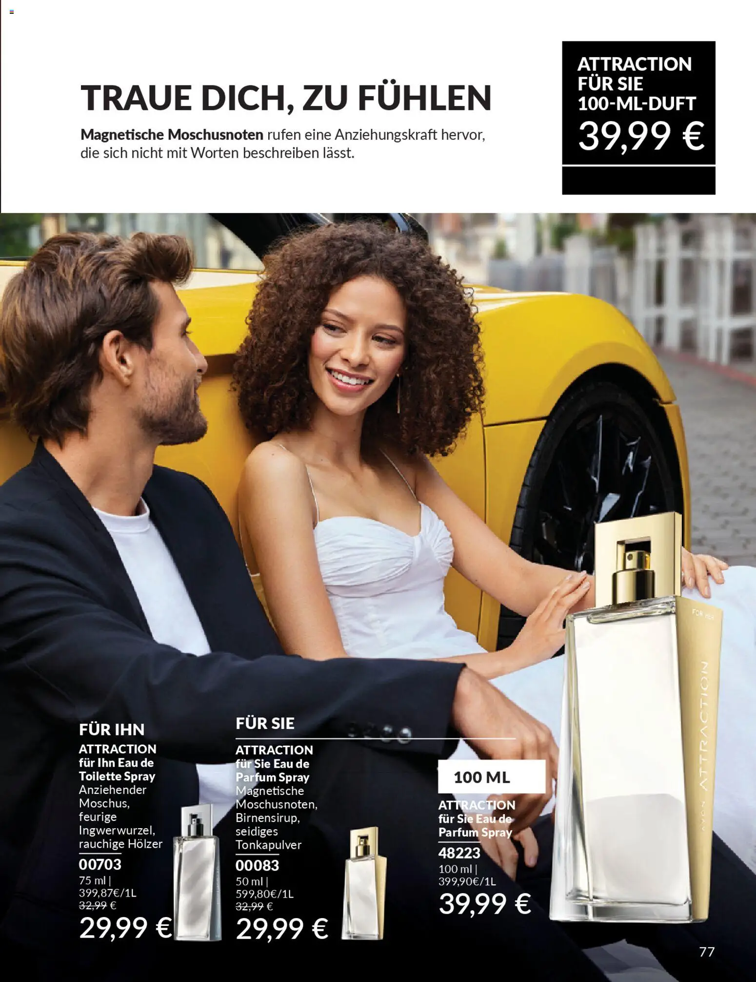 AVON Katalog Januar 2026 – gültig ab 01.01.2026 | Seite: 79 | Produkte: Toilette, Parfüm, Eau de Toilette