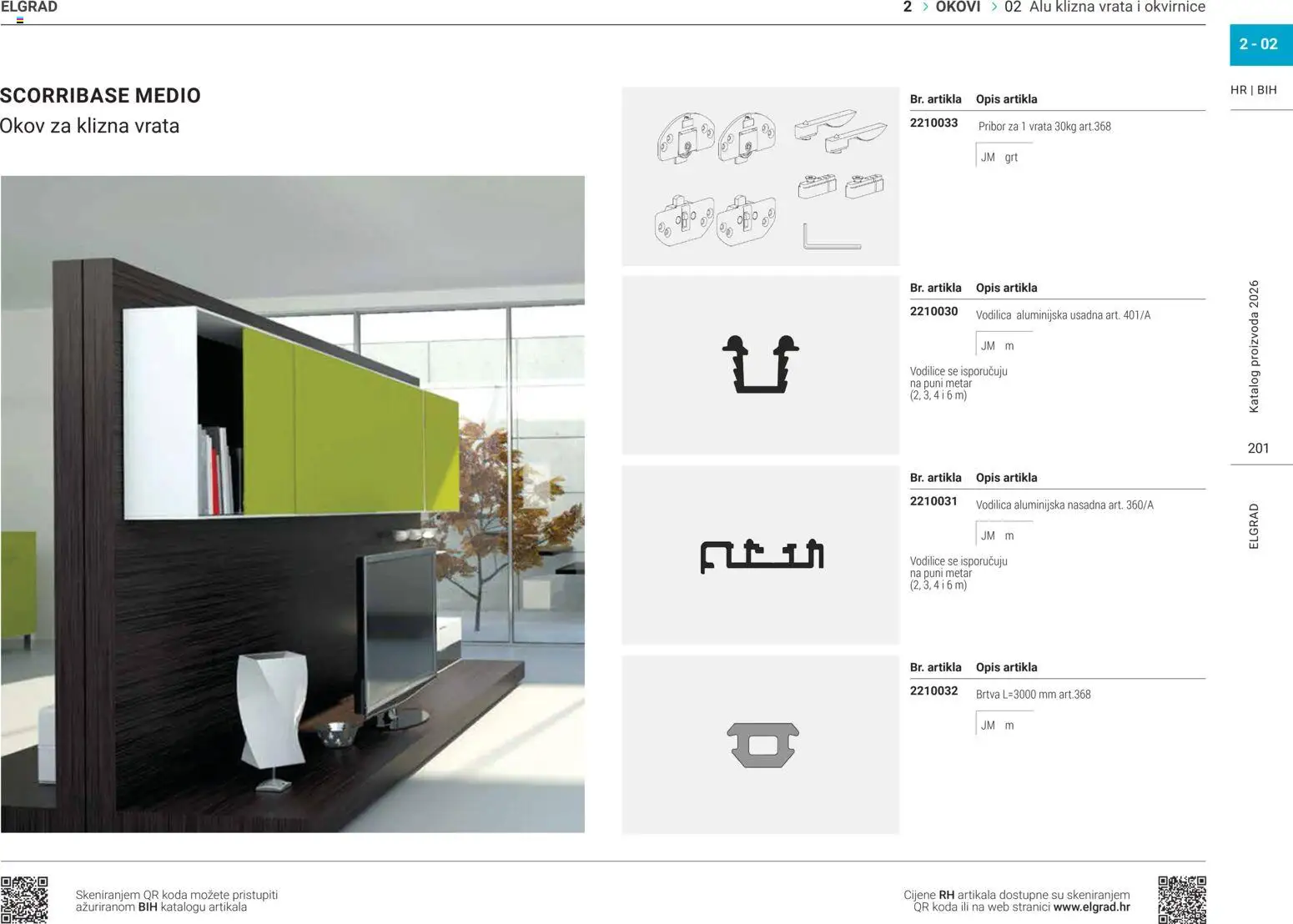 Elgrad katalog | vrijedi od 02.02.2026 | Stranica: 20 | Proizvodi: Vrata, Metar