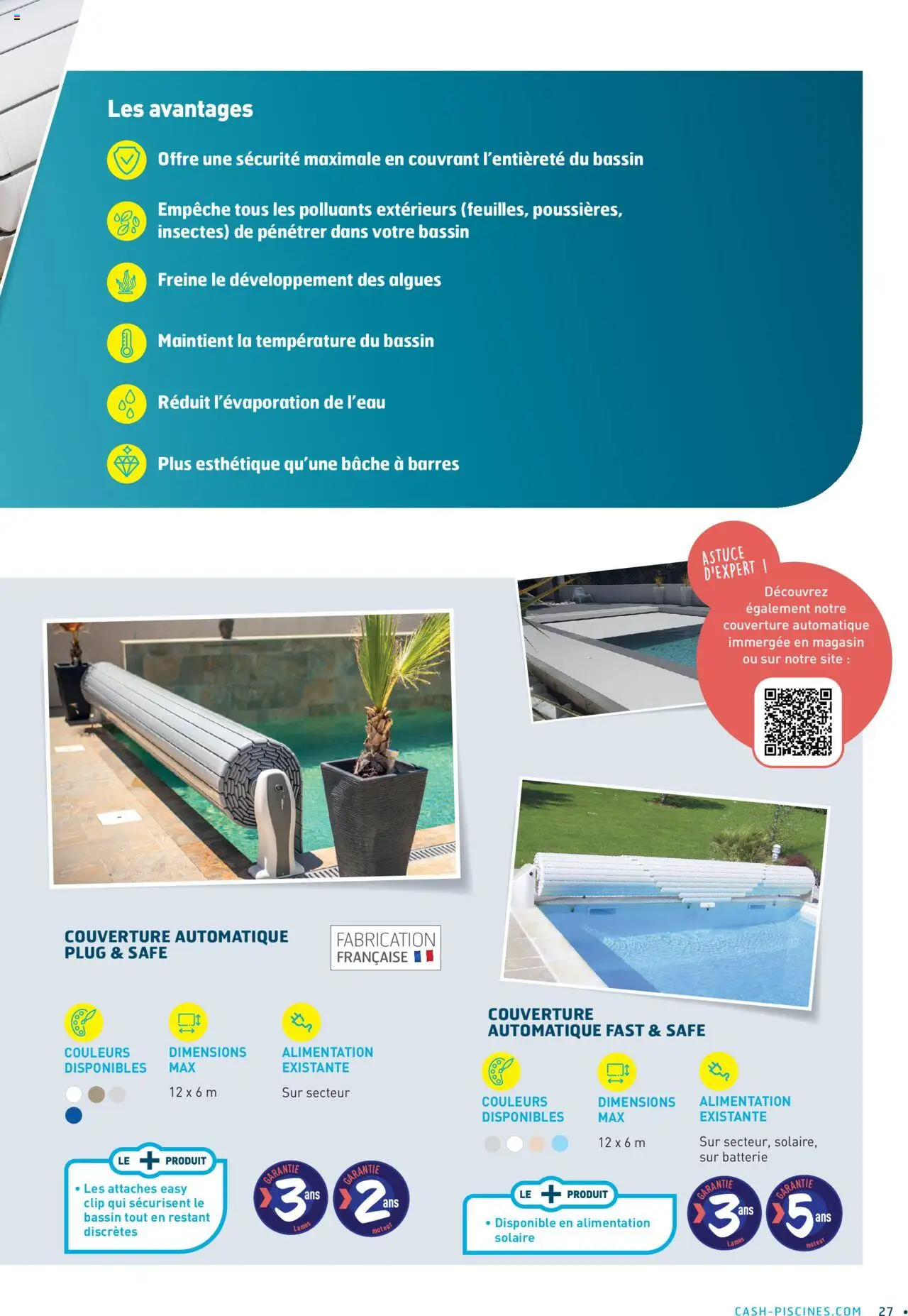 {H1} | Page: 27 | Produits: Couverture, Algues, Batterie