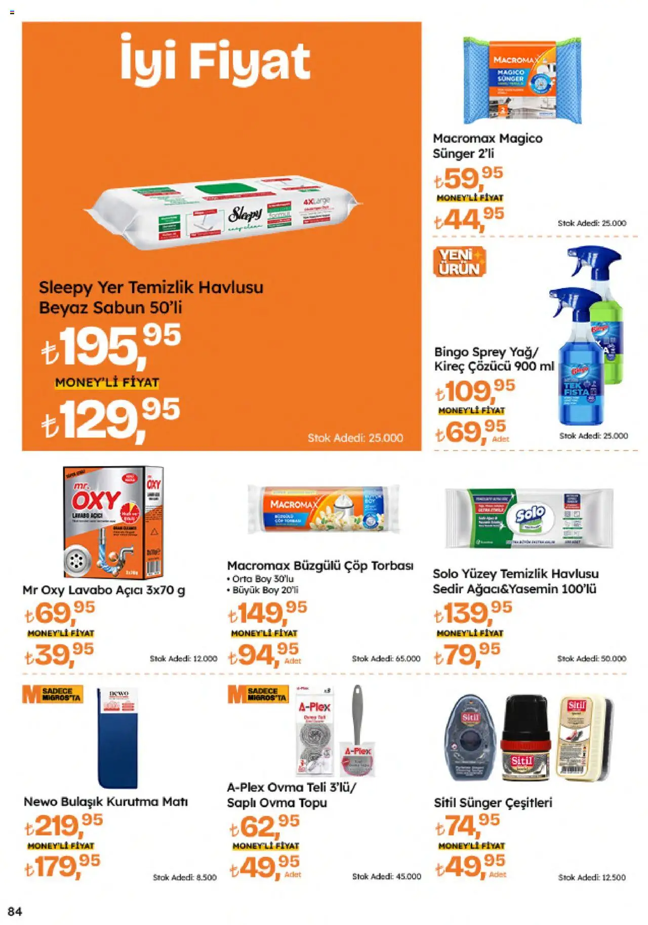 Migros Katalog - 5M Migroskop Dijital - 11.09.2025 tarihinden itibaren geçerlidir | Sayfa: 84 | Ürünler: Çöp torbası, Lavabo, Sabun, Lavabo açıcı