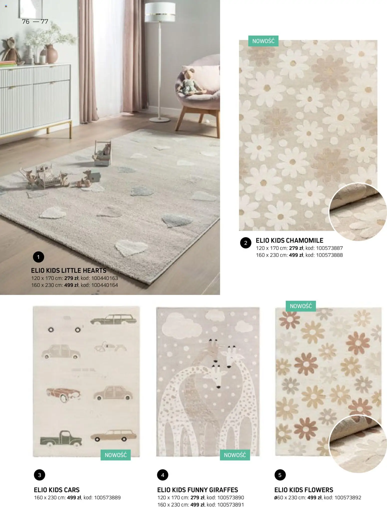 Komfort gazetka - Katalog dywanów od 17.03.2026 | Strona: 76