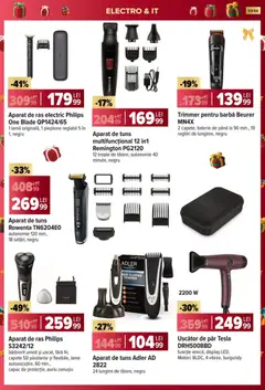 Ofertele Carrefour valabile de la 19.11.2025 | Pagină: 59 | Produse: Pieptene, Uscător, Aparat De Ras, Baterie