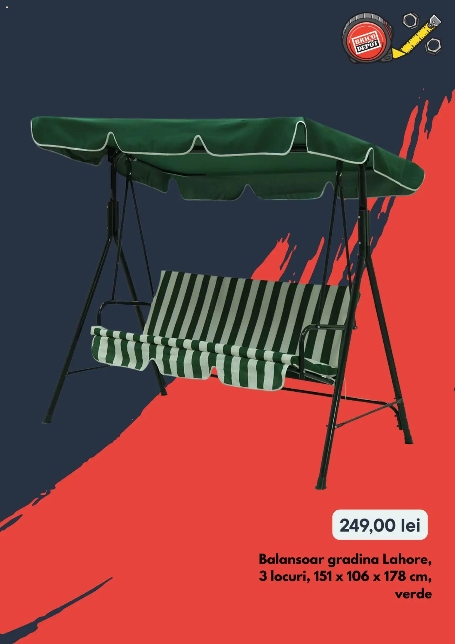 Noul catalog Brico Depot – valabil de la 05.03.2026 | Pagină: 5 | Produse: Balansoar
