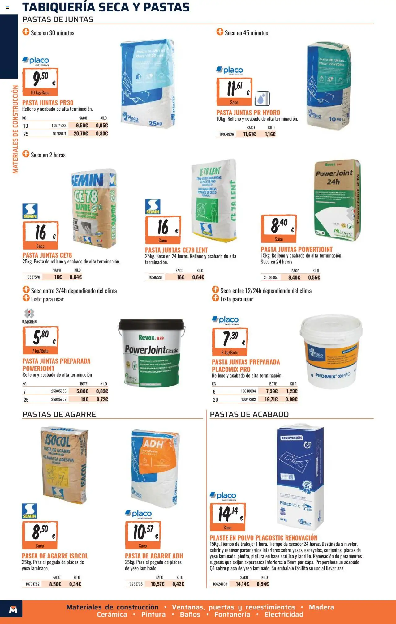 Obramat - Pamplona  │ válido desde el 10.10.2025 | Página: 4 | Productos: Polvo, Pasta