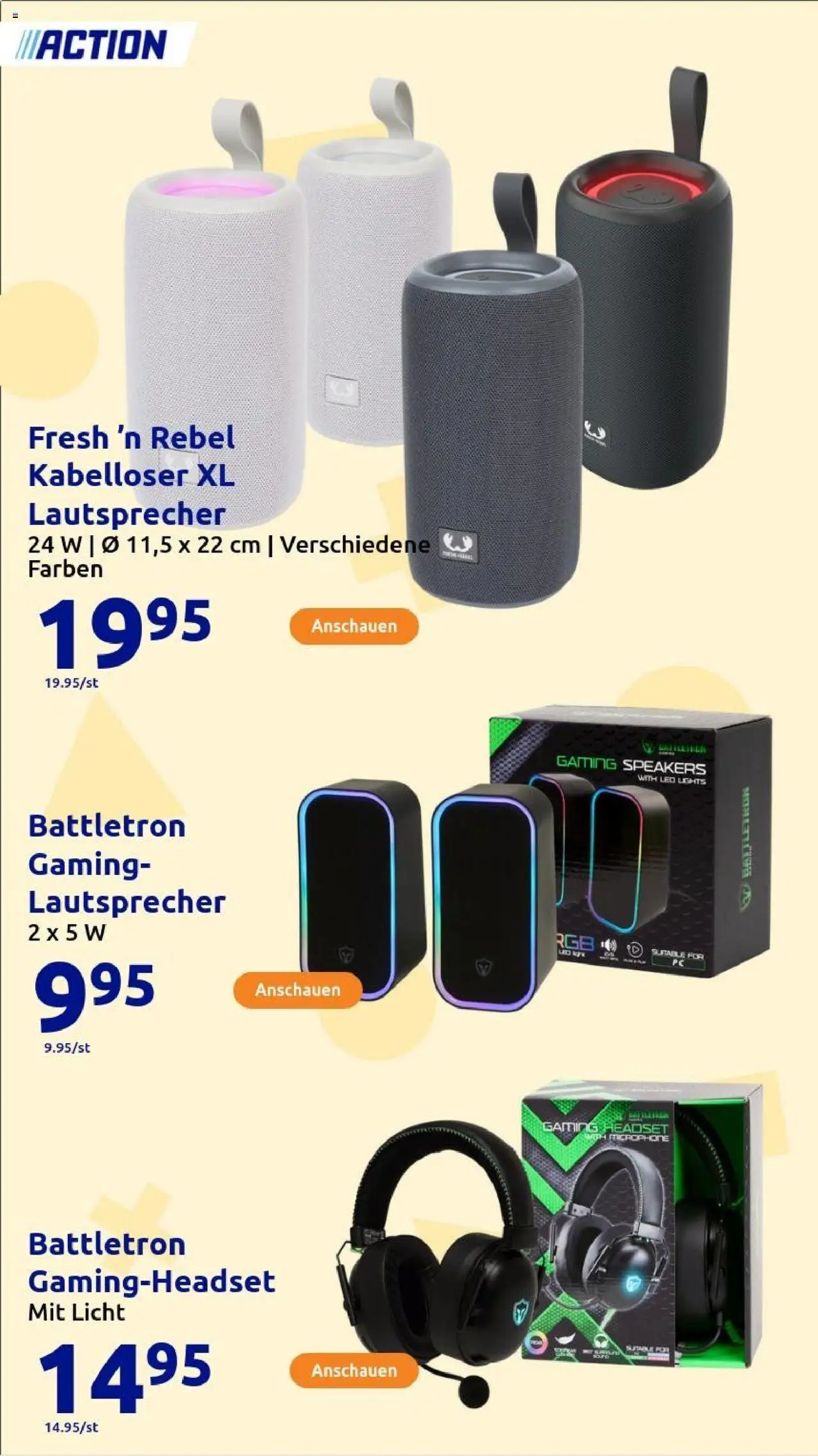 Action Geschenke gültig ab 24.09.2025 | Seite: 150 | Produkte: Lautsprecher