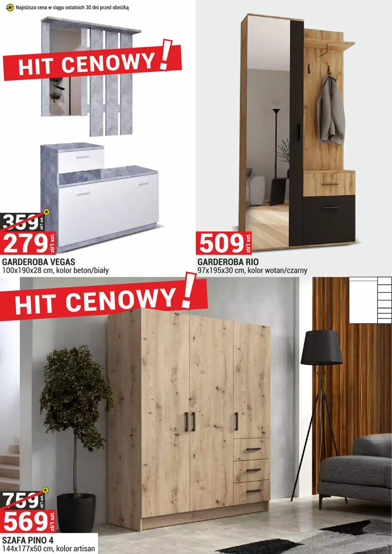 Merkury Market Gazetka - Meble, Wypoczynki, Materace od 01.08.2025 | Strona: 18 | Produkty: Szafa