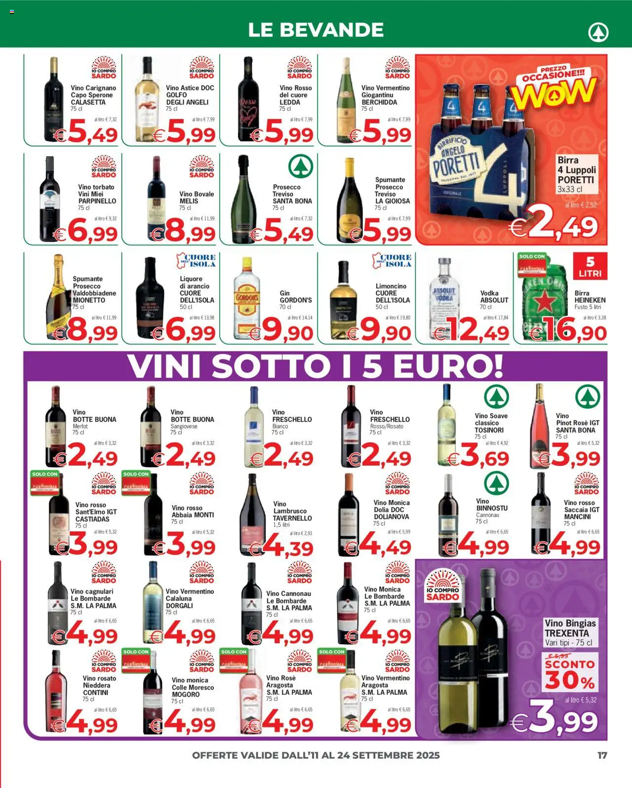 Volantino Eurospar del 11.09.2025 | Pagina: 17