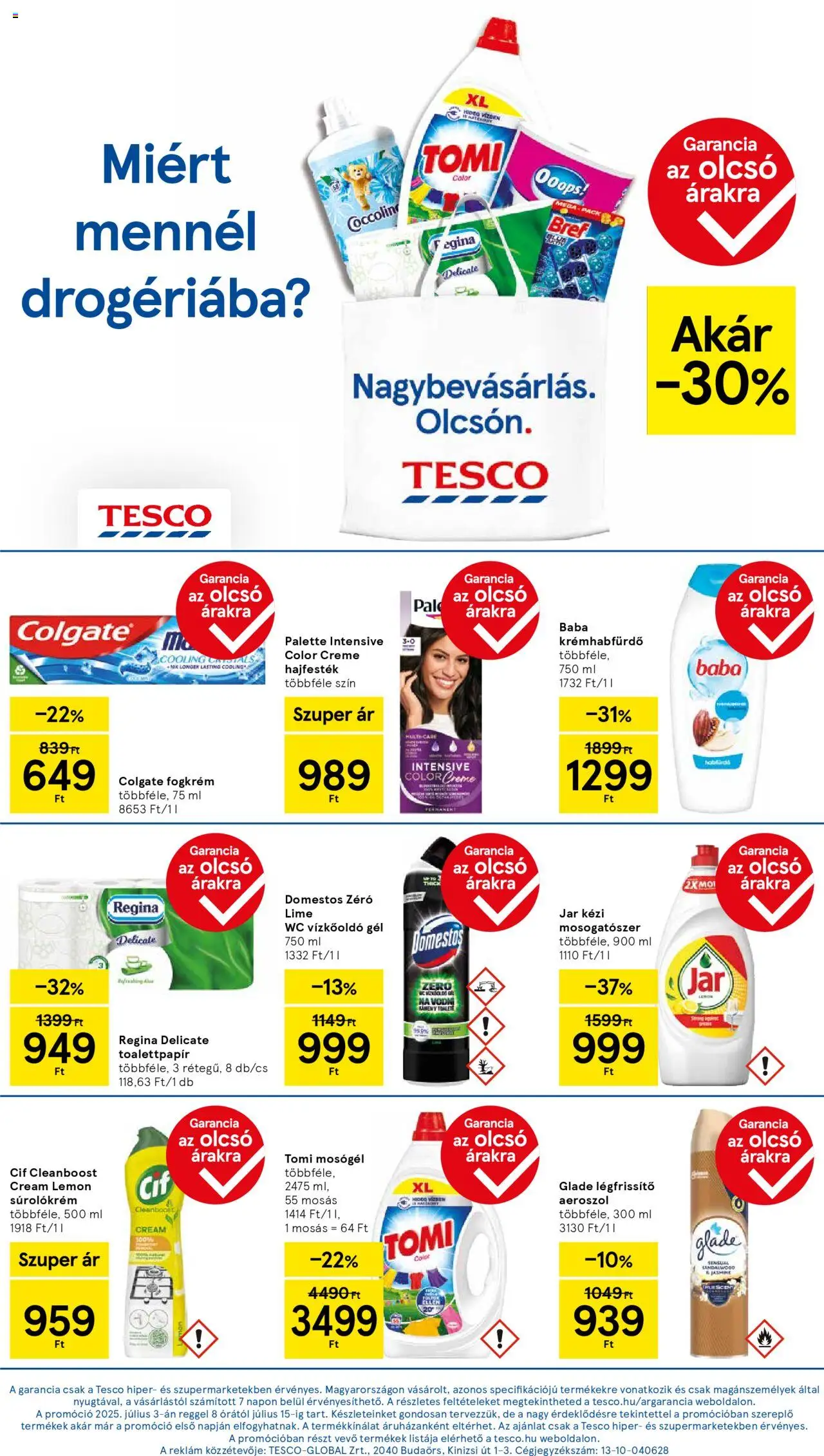 Tesco akciós ujság - amely érvényes a következő dátumtól: 03.07.2025 | Oldal: 13 | Termékek: Coccolino, Lime, Vízkőoldó, Hajfesték
