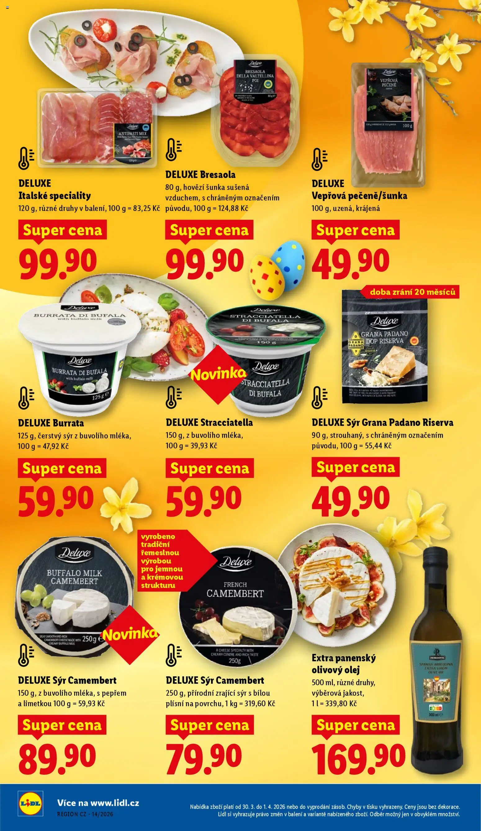 Lidl leták od 30.03.2026 💥 Nenechte si ujít TOP nabídky! ⭐ | Ceská republika