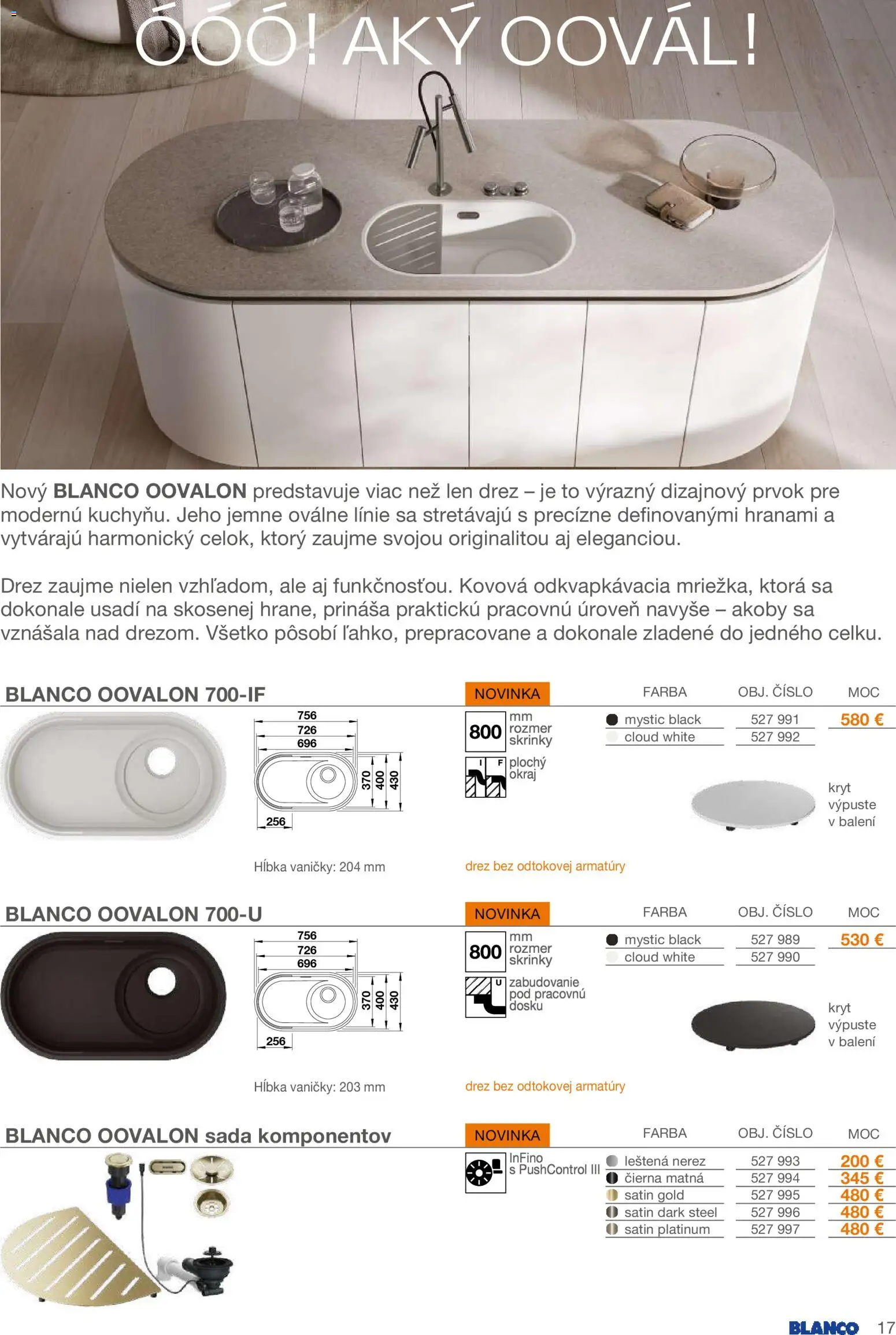 Nové Blanco akcie – leták je platný od 01.02.2026 | Strana: 17 | Produkty: Drez