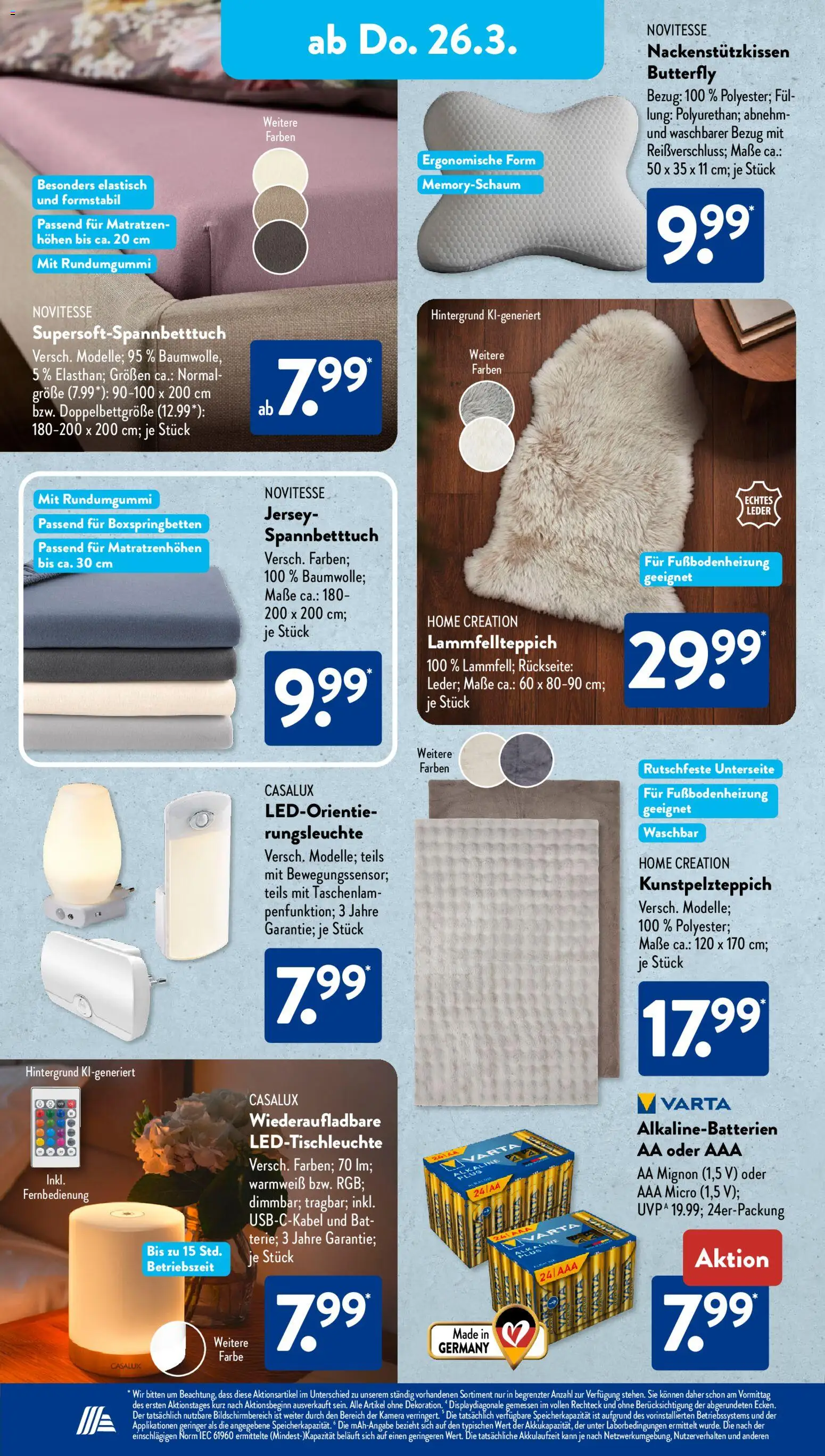 Aldi Süd Prospekt 	 – gültig ab 23.03.2026 | Seite: 7 | Produkte: Kamera, Home creation