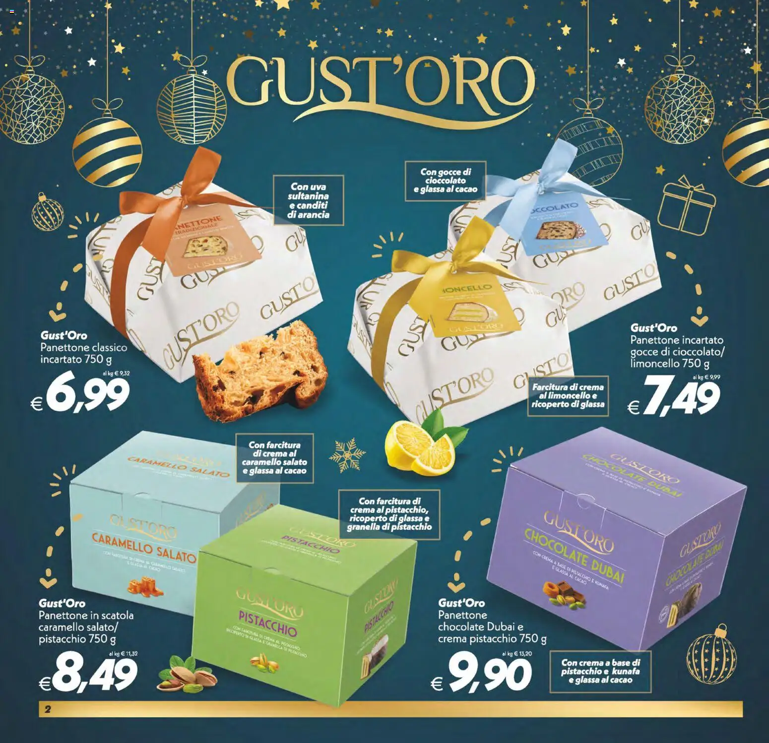 Volantino SuperConveniente del 16.12.2025 | Pagina: 2 | Prodotti: Panettone, Arancia, Limoncello, Glassa