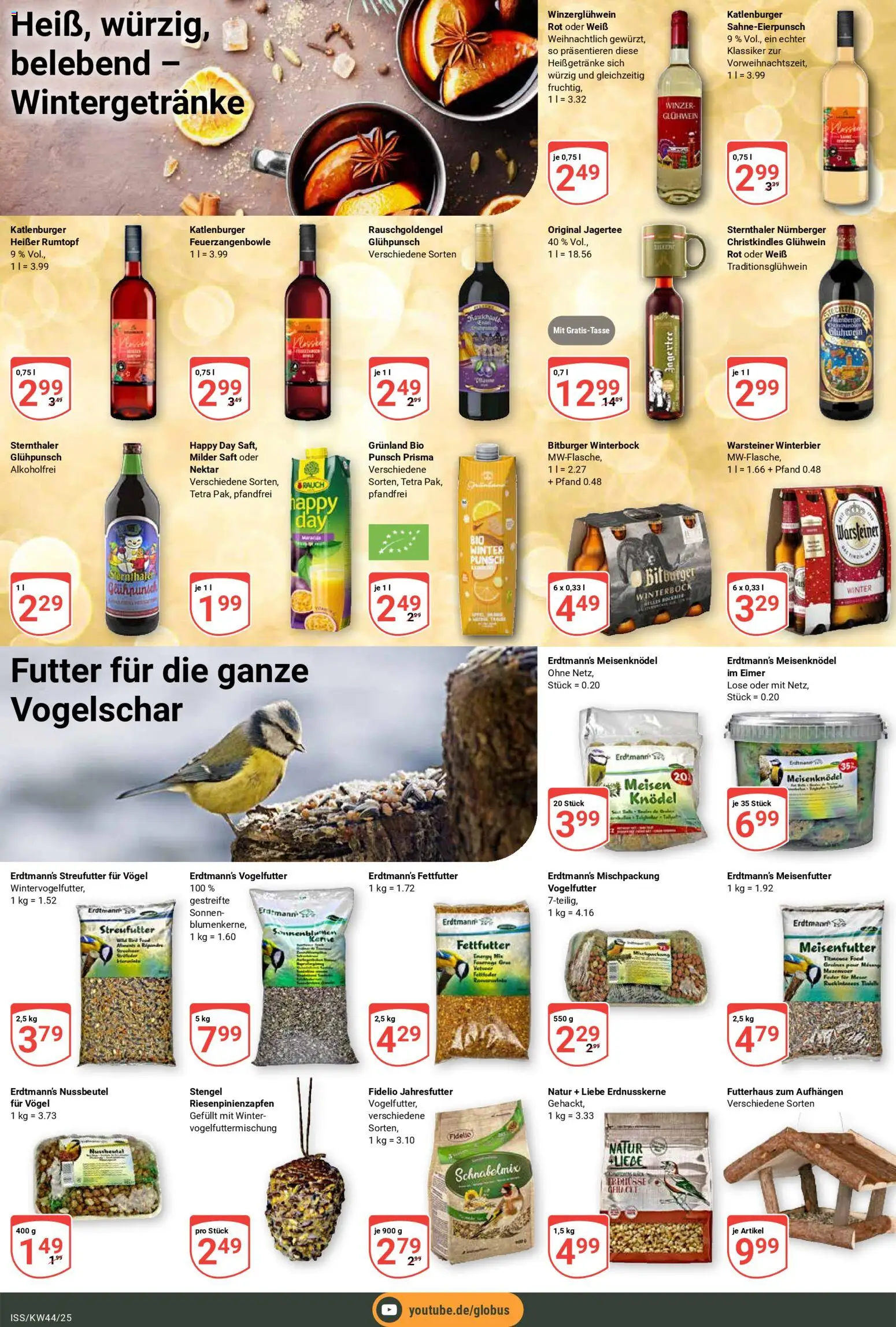 Globus Prospekt 	 – gültig ab 27.10.2025 | Seite: 19 | Produkte: Energy, Grat, Warsteiner, Saft