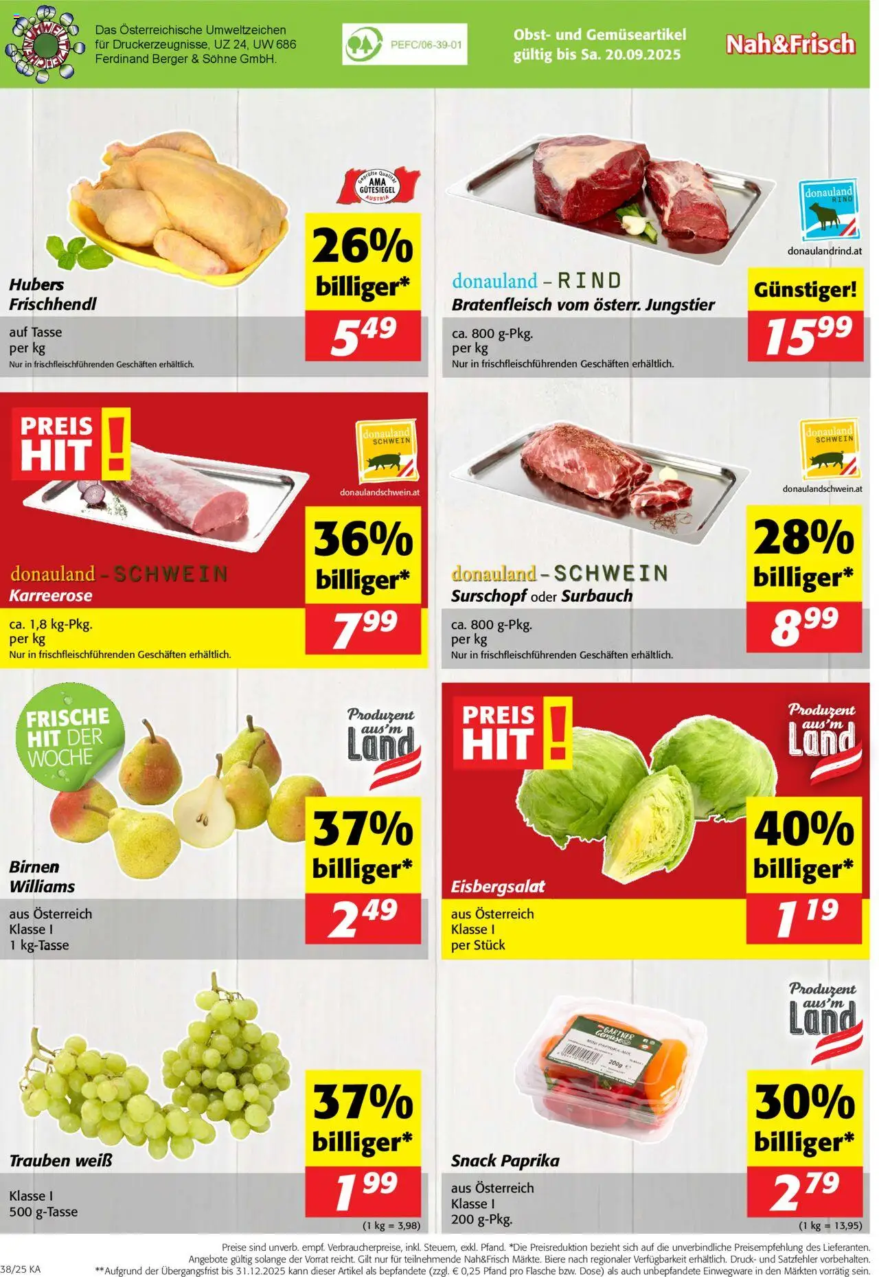 Nah und Frisch Flugblatt gültig ab 17.09.2025 | Seite: 8 | Produkte: Obst