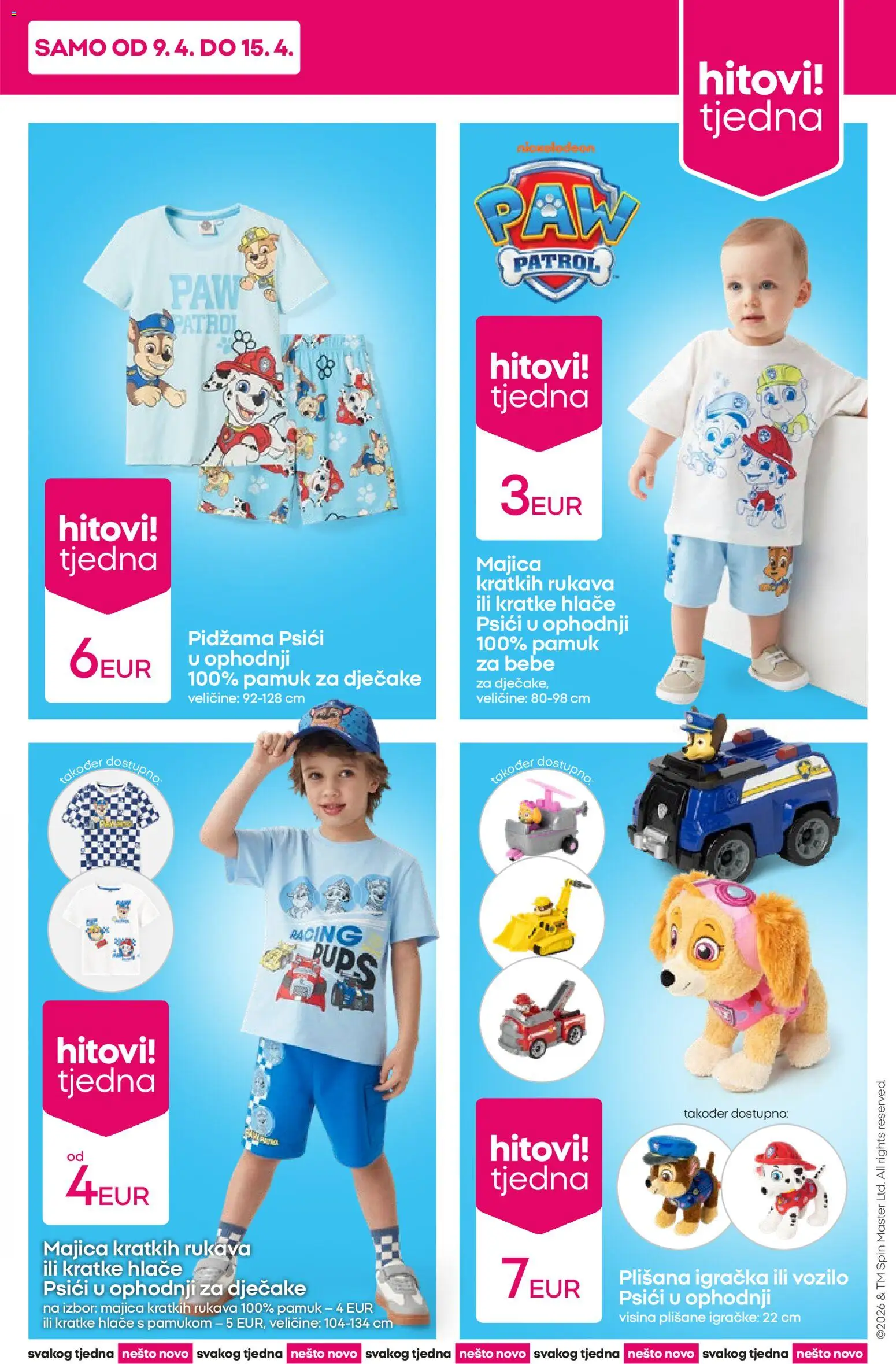 Pepco katalog | vrijedi od 09.04.2026 | Stranica: 3 | Proizvodi: Plišane igračke, Hlače, Kratke hlače, Pidžama