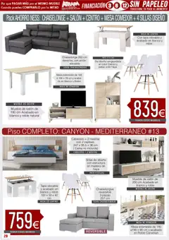 Vista previa Atrapa Muebles folleto válido desde el 01.10.2025 | Página: 20 | Productos: Mesa extensible, Muebles, Cama, Sofá