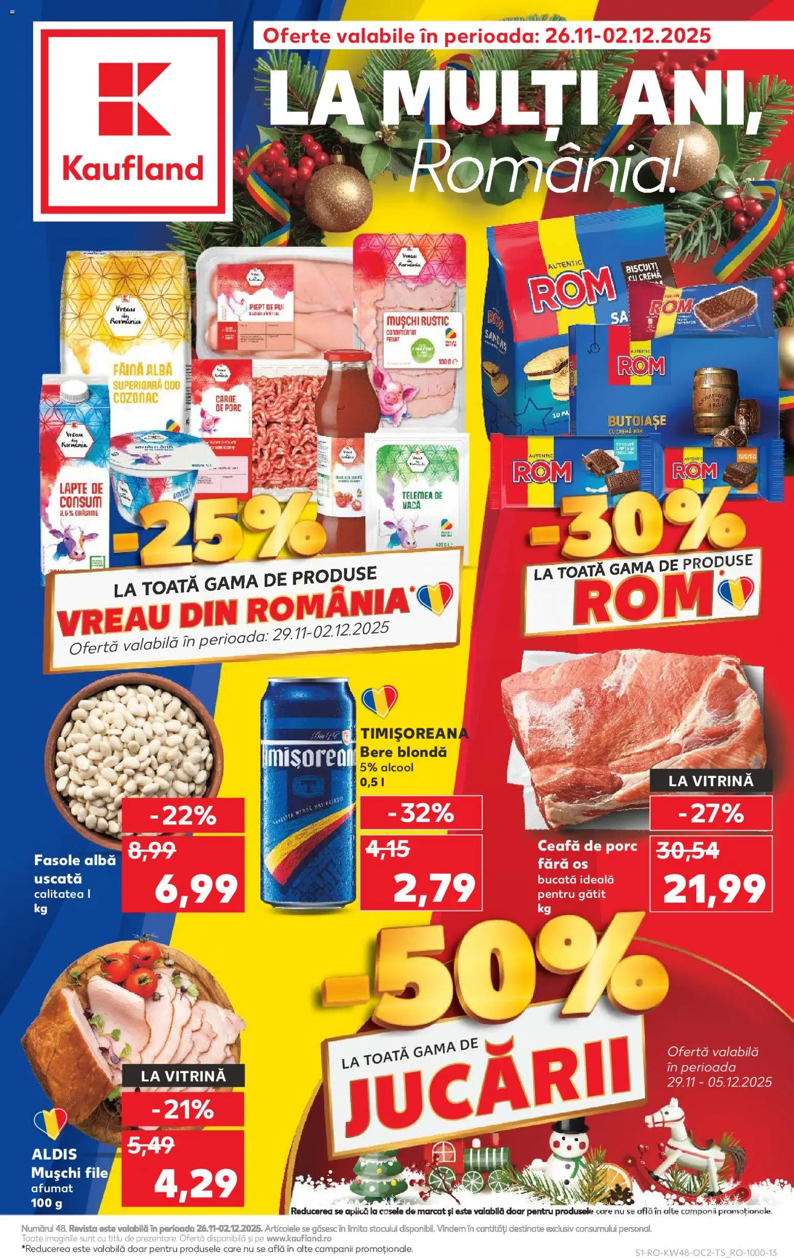 Noul catalog Kaufland – valabil de la 26.11.2025 | Pagină: 1 | Produse: Vitrină, Cremă, Făină, Biscuiți