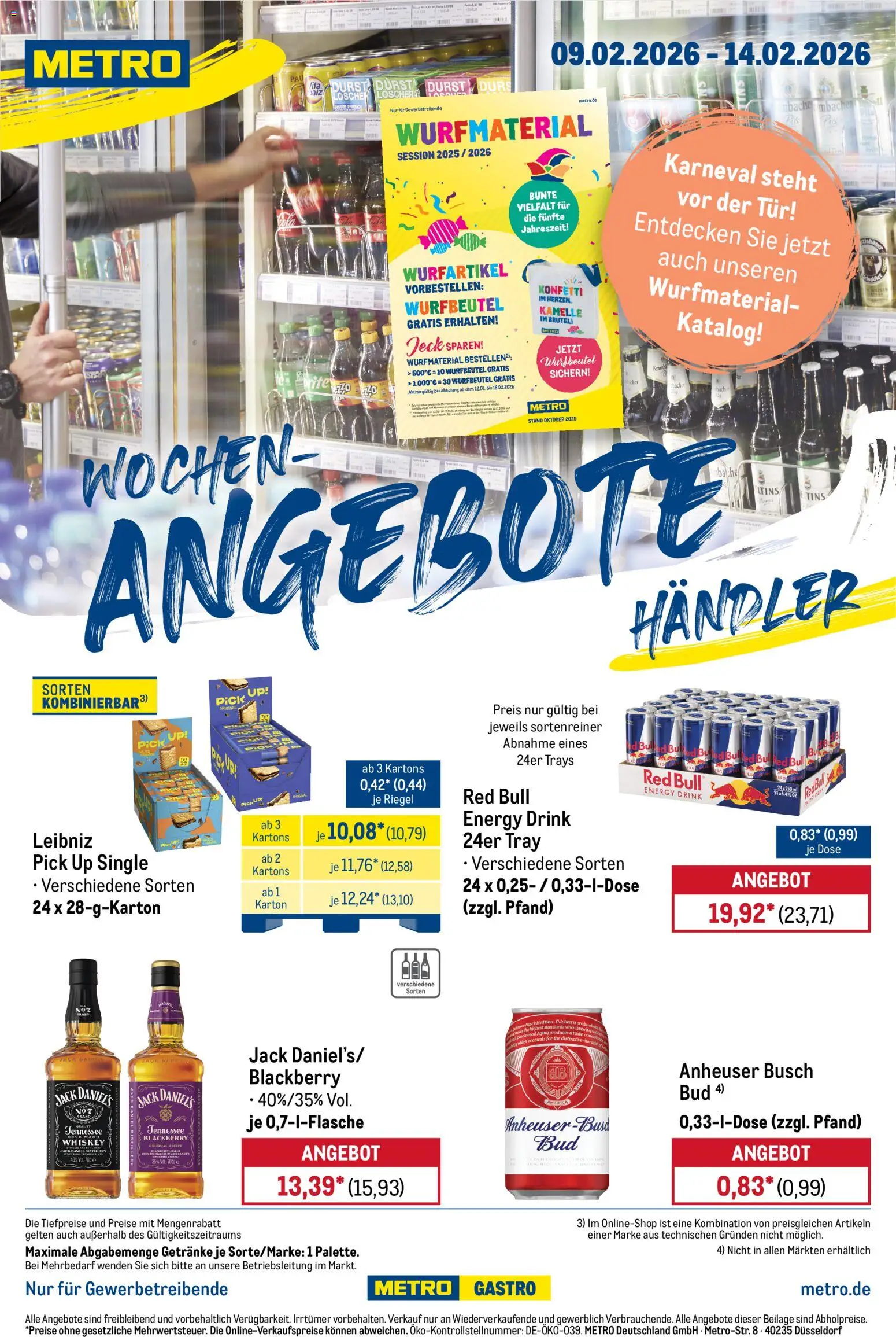 Metro Wochen-Angebote Händler – gültig ab 09.02.2026 | Seite: 1