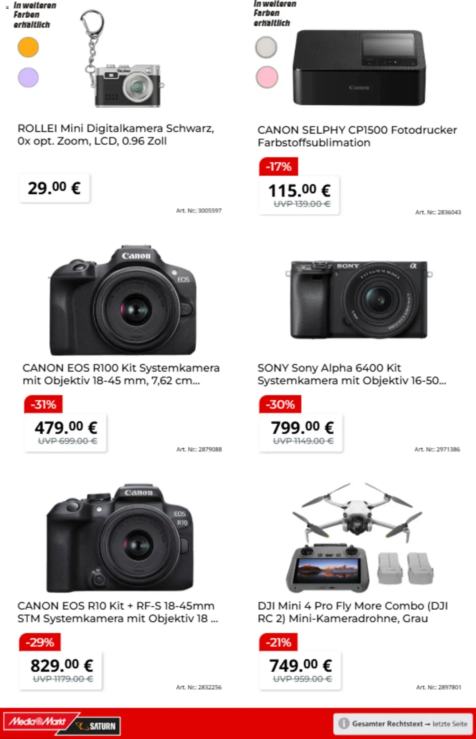 Media Markt Prospekt 	 – gültig ab 10.02.2026 | Seite: 9 | Produkte: Sony, Digitalkamera, Systemkamera, Fotodrucker
