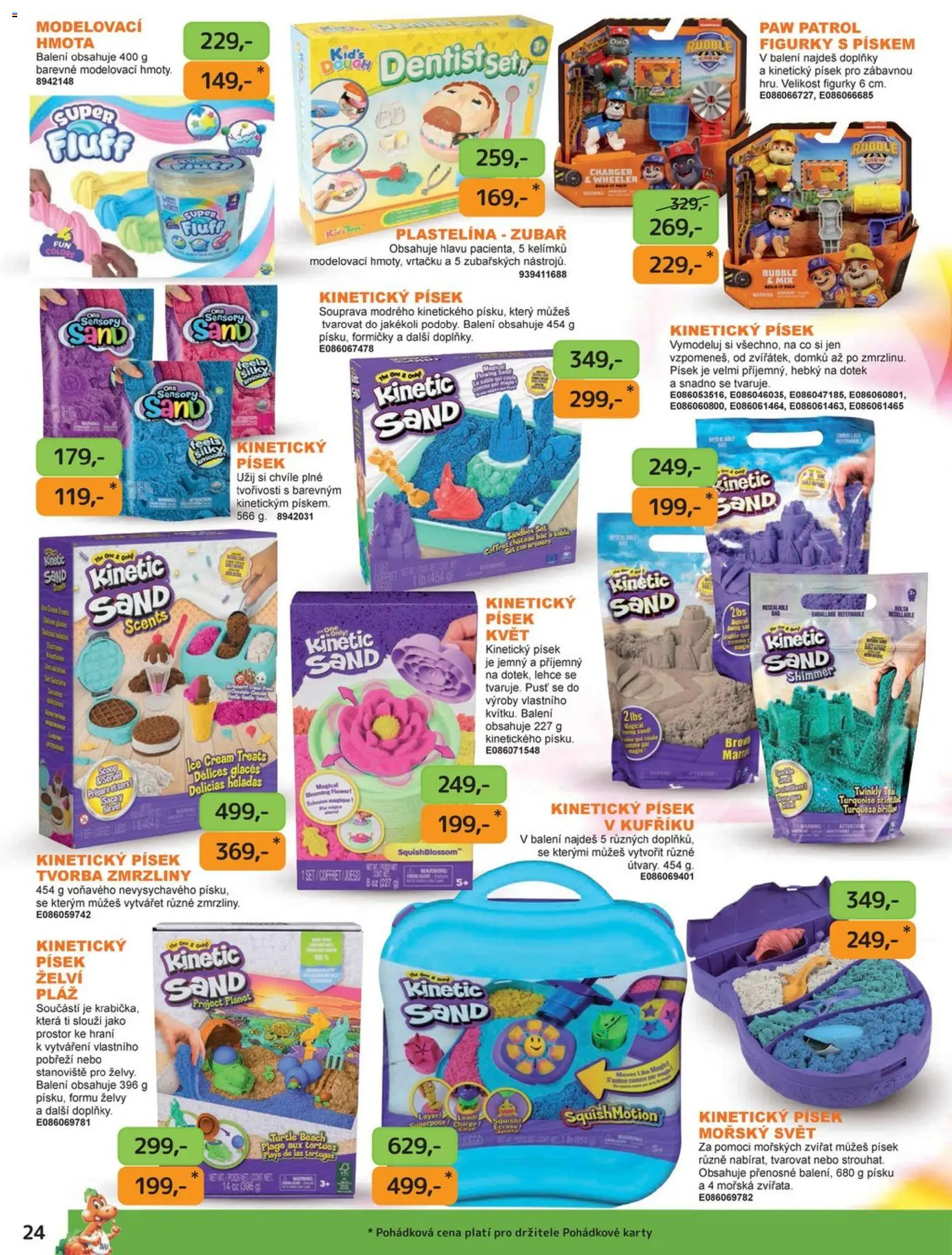 Dráčik leták od 03.10.2025 | Strana: 28 | Produkty: Kinetický písek, Písek, Figurky, Karty