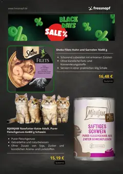 Fressnapf - Black Friday ab 20.11.2025 gültig | Seite: 6 | Produkte: Sheba, Garnelen, Zucker, Schweinefleisch