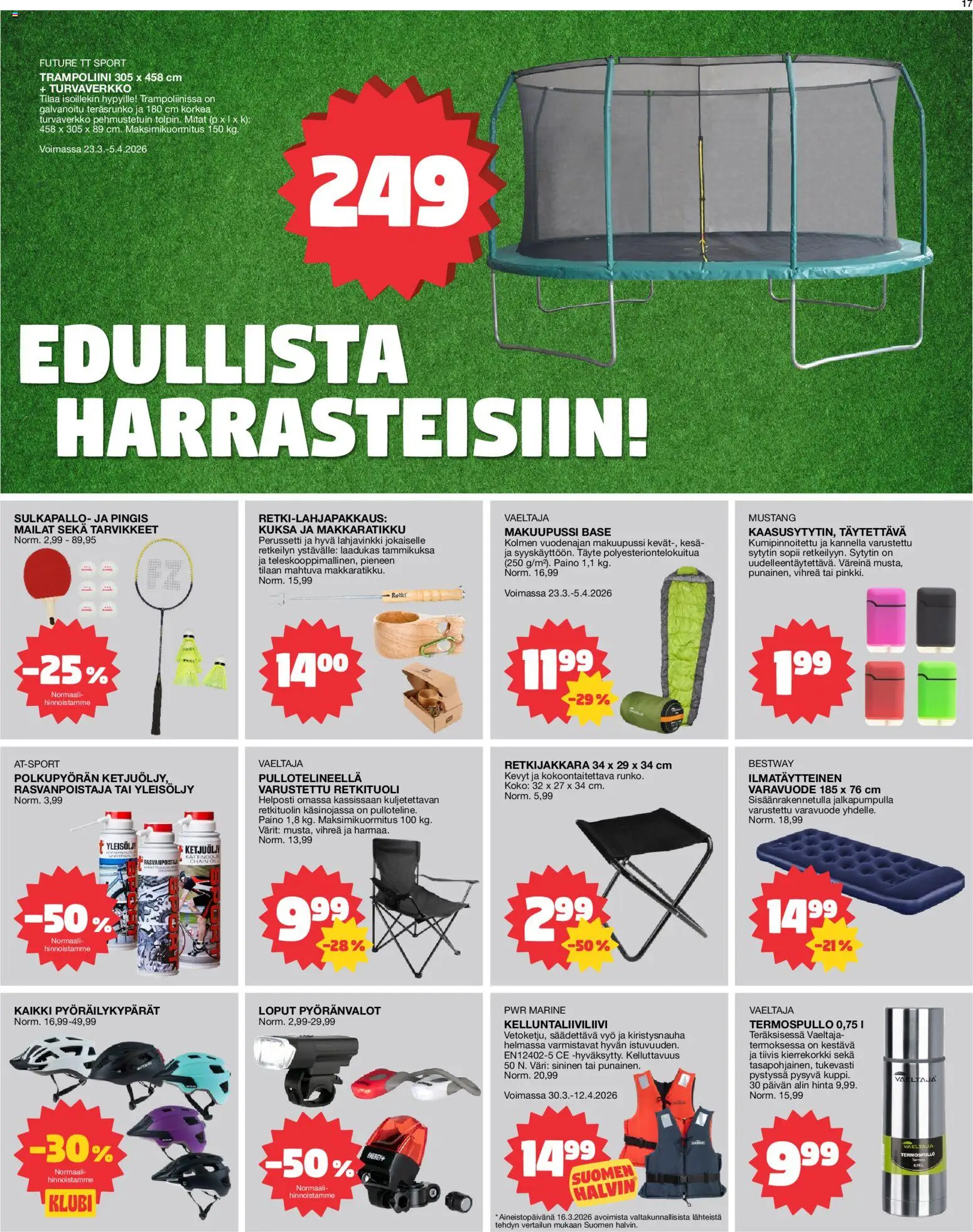 🛍️ Tokmanni tarjoukset alkaen 30/03/2026 » Katso huipputarjoukset ja säästä jo tänään! 💰 | Finland