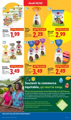 LIDL - Prévisualisation de Friture chocolat au lait, 250 g, Saveur caramel valide à partir de 26.02.2026 | Page: 25