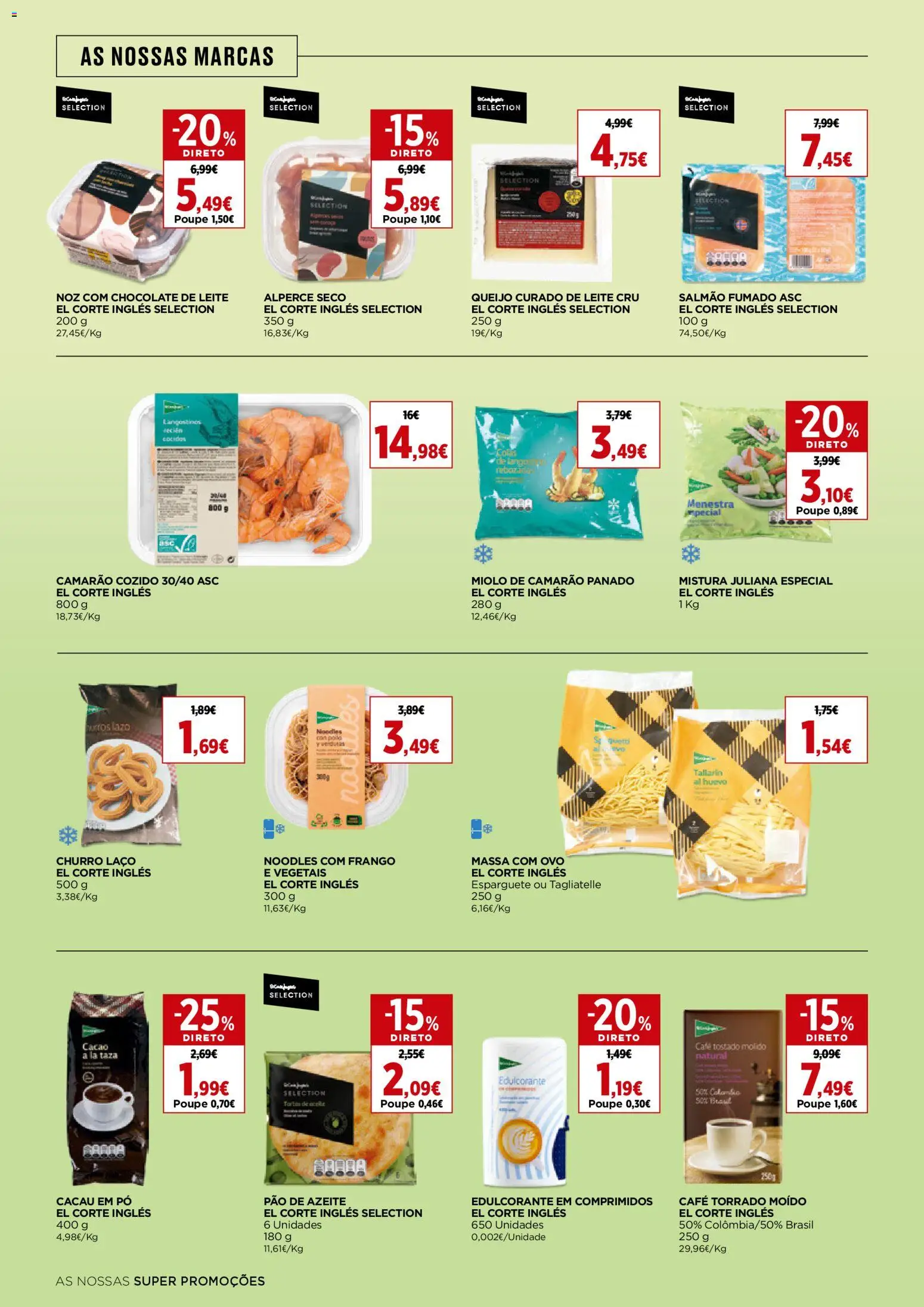 El Corte Ingles folheto │ válido de 25.12.2025 | Página: 20 | Produtos: Azeite, Frango, Camarão, Pão