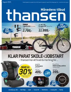 Eksempel på tilbudsavis Thansen - Tilbudsavis fra butik Thansen gyldig fra 30.07.2025