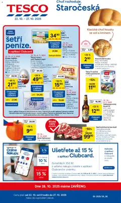 Náhled letáku Tesco leták - Hypermarket od 22.10.2025
