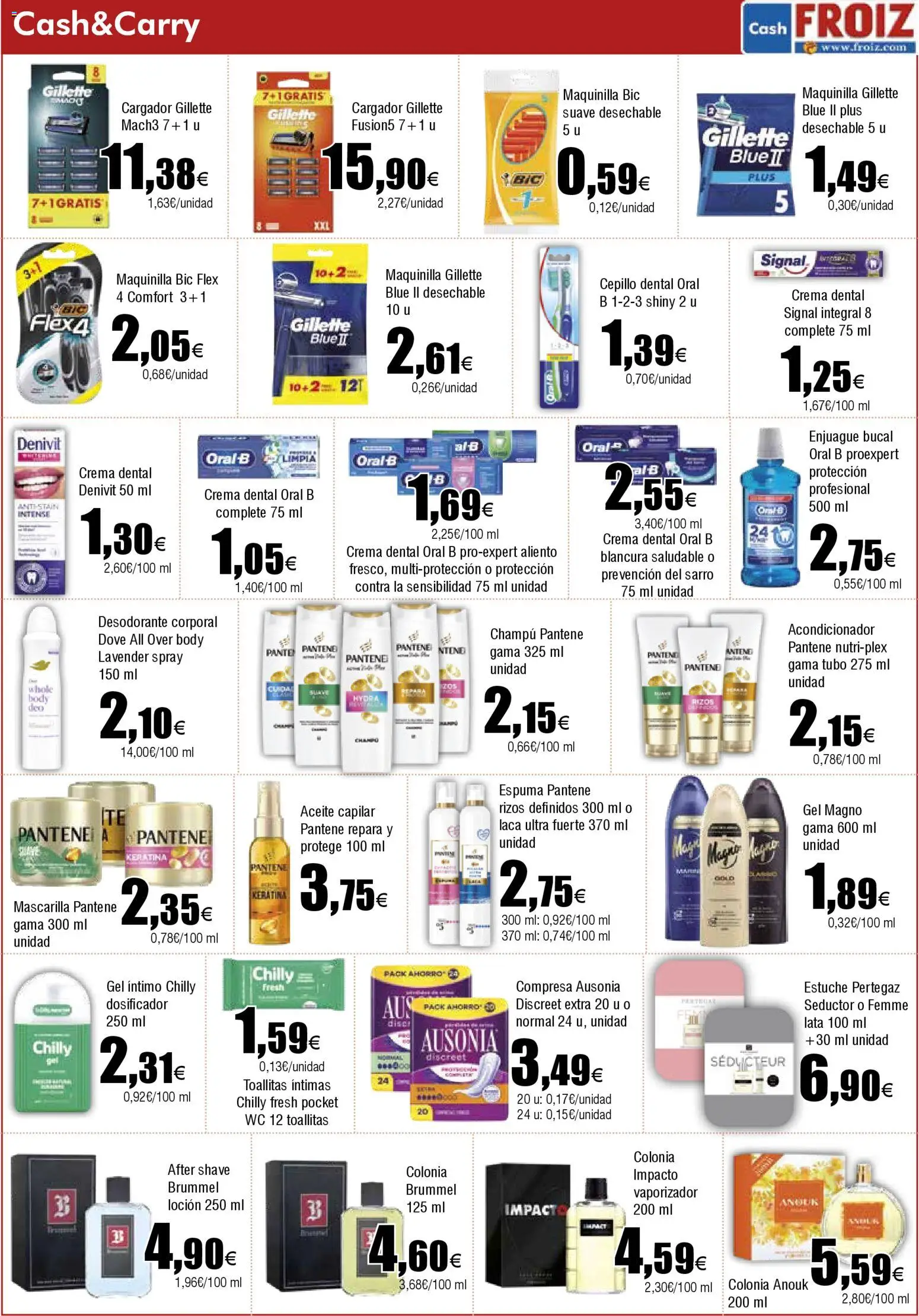 Froiz - Folleto Cash │ válido desde el 12.11.2025 | Página: 15 | Productos: Champú, Acondicionador, Enjuague bucal, Body
