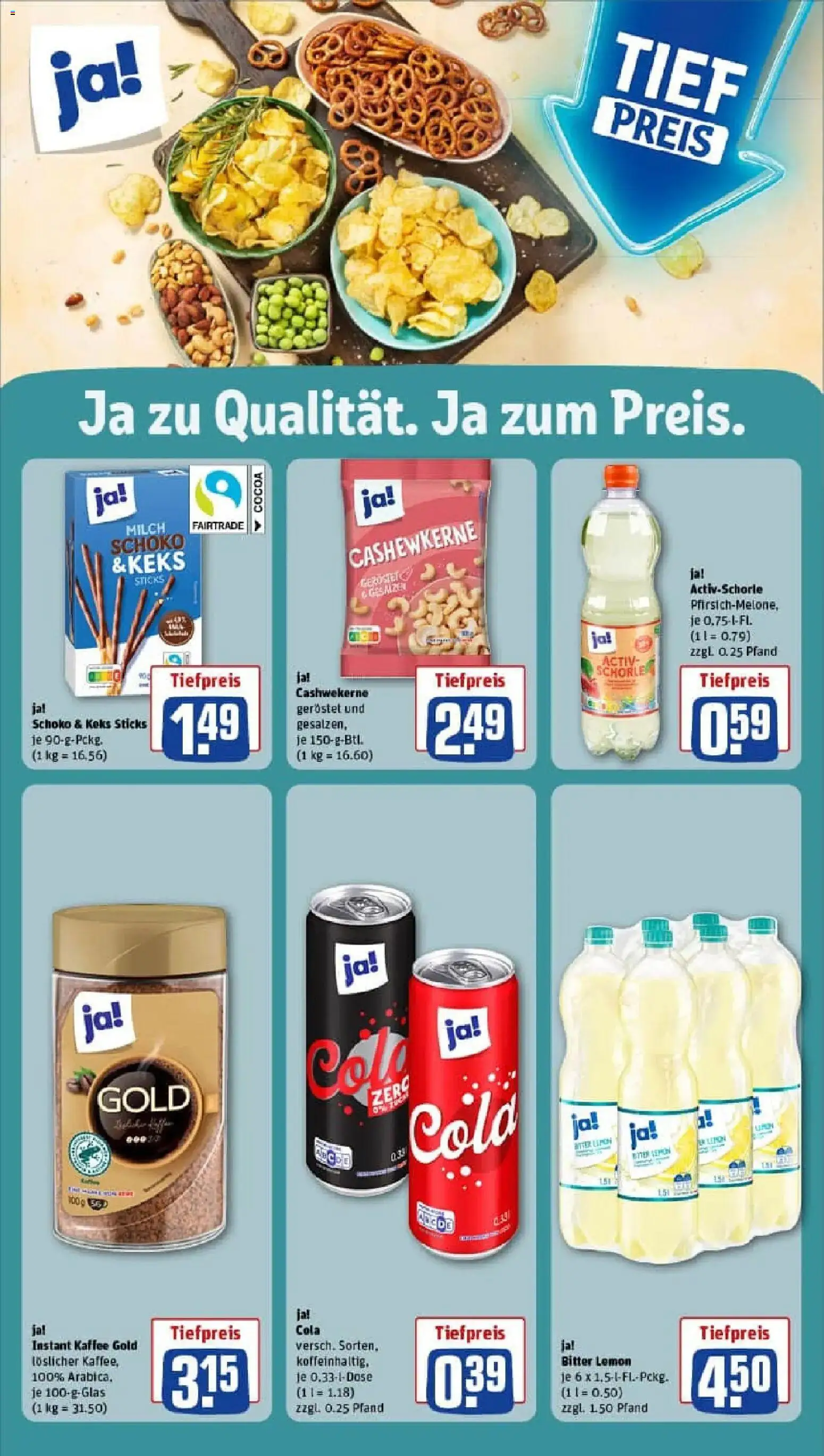 Rewe prospekt Hattorf	 – gültig ab 17.11.2025 | Seite: 24 | Produkte: Cola, Milch, Kaffee