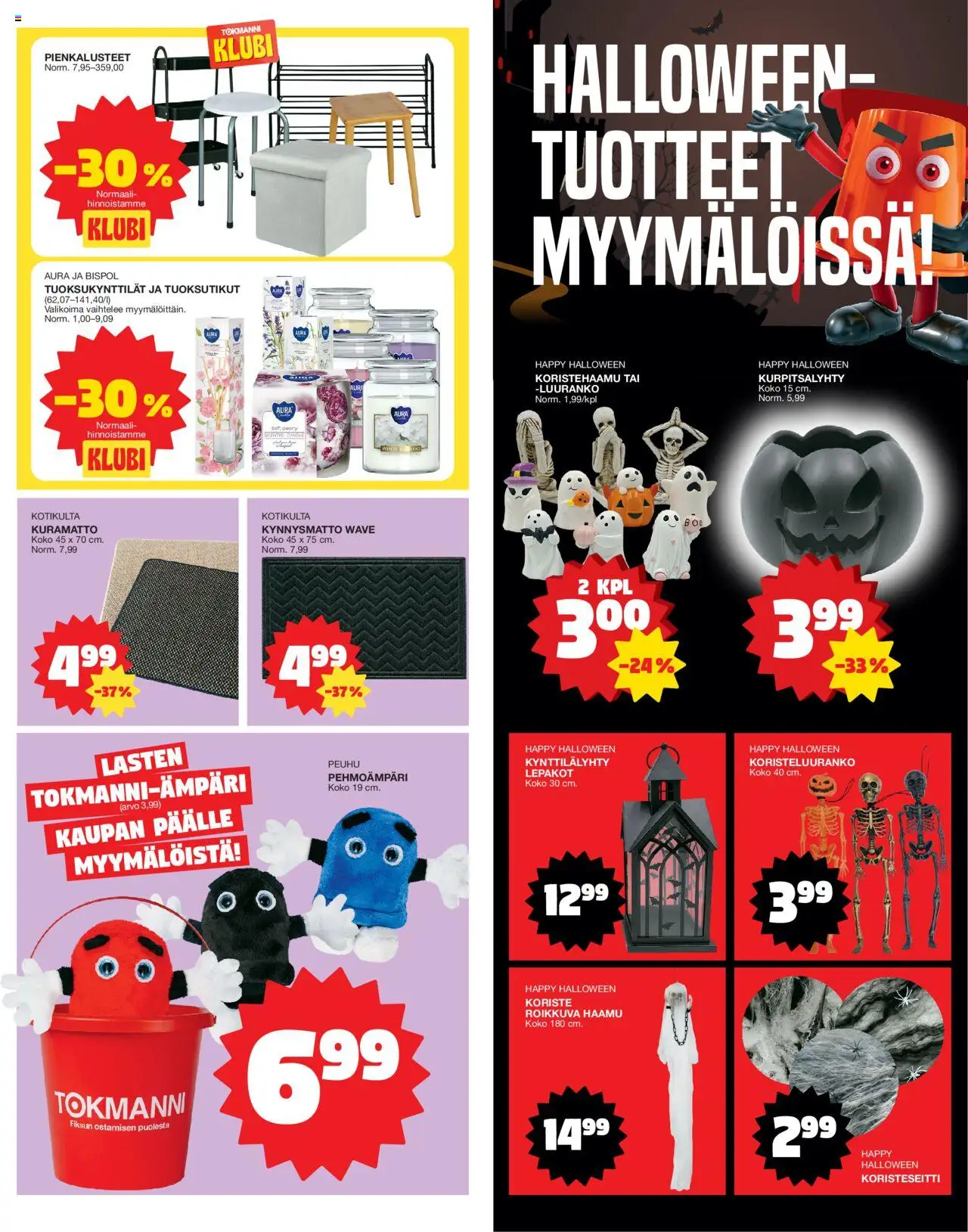 Tokmanni tarjoukset – voimassa 08.09.2025 alkaen | Sivu: 7 | Tuotteet: Kynnysmatto