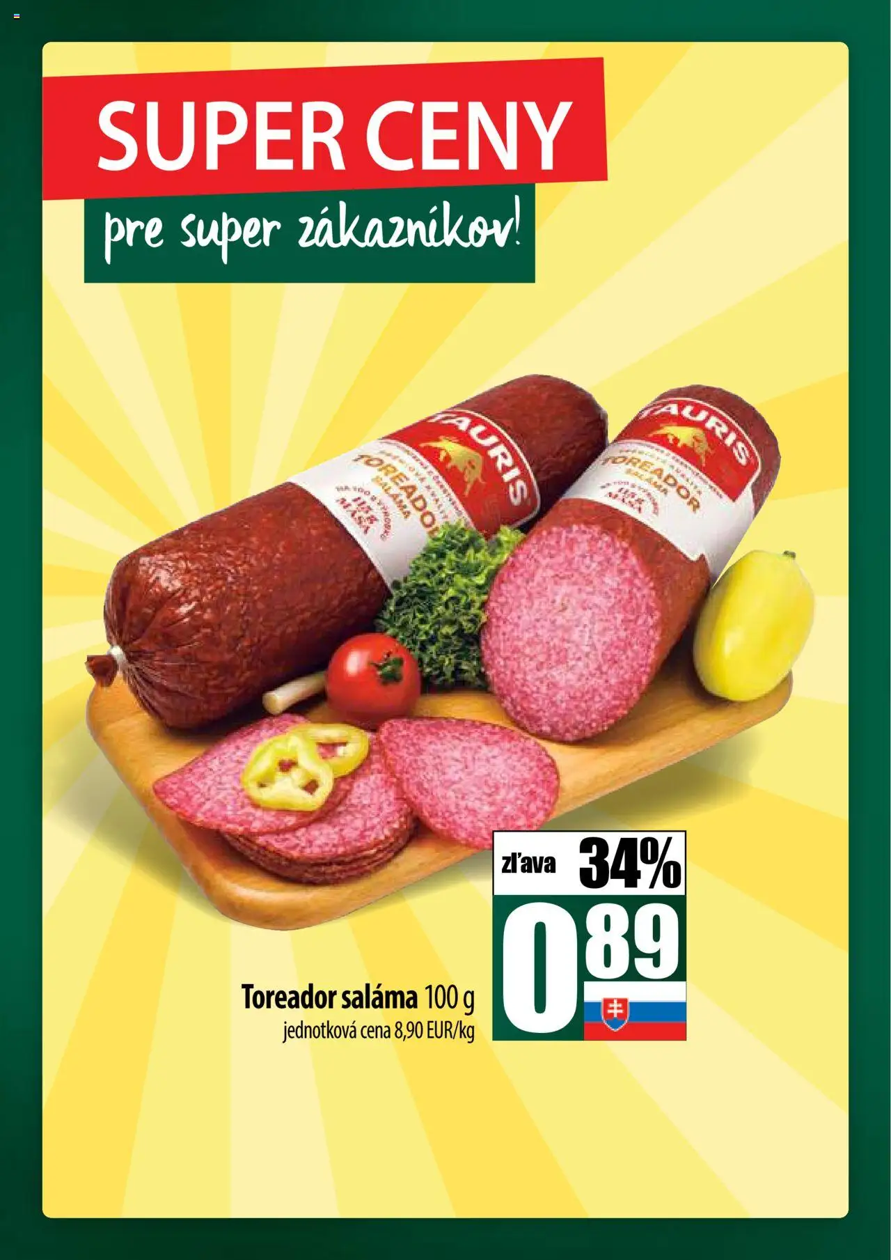 COOP Jednota široká ponuka │ platný od 14.08.2025 | Strana: 12 | Produkty: Saláma