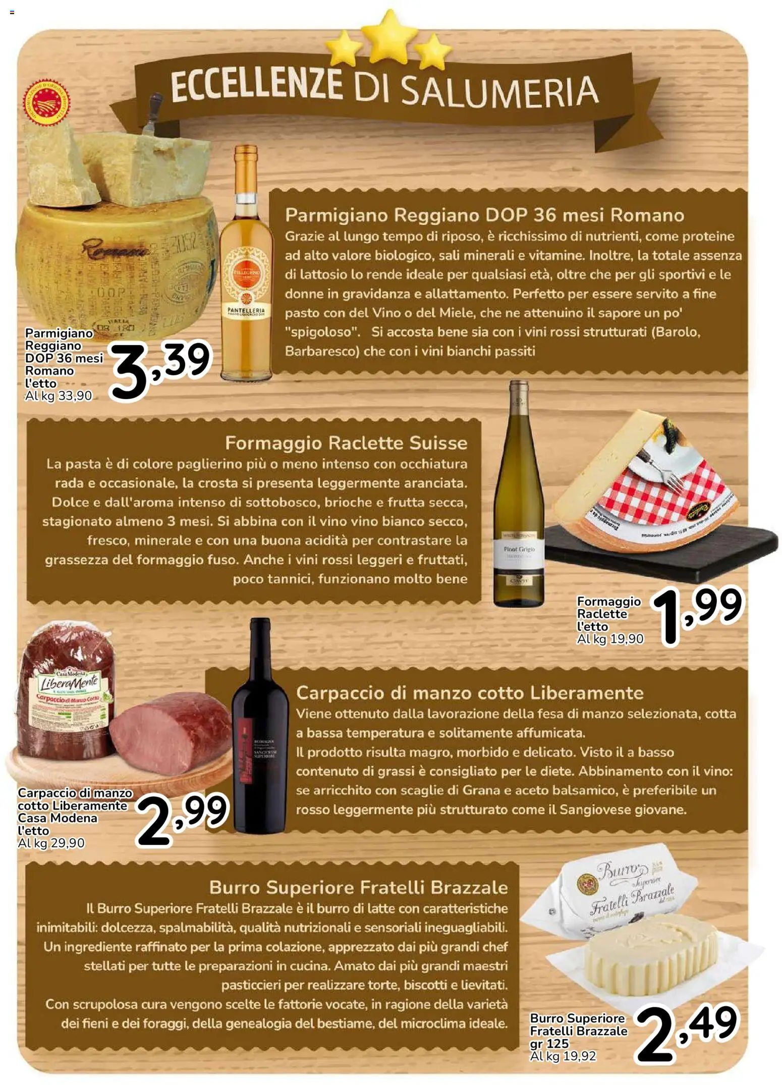 Volantino Famila del 23.04.2026 | Pagina: 11 | Prodotti: Biscotti, Formaggio, Burro, Vino bianco