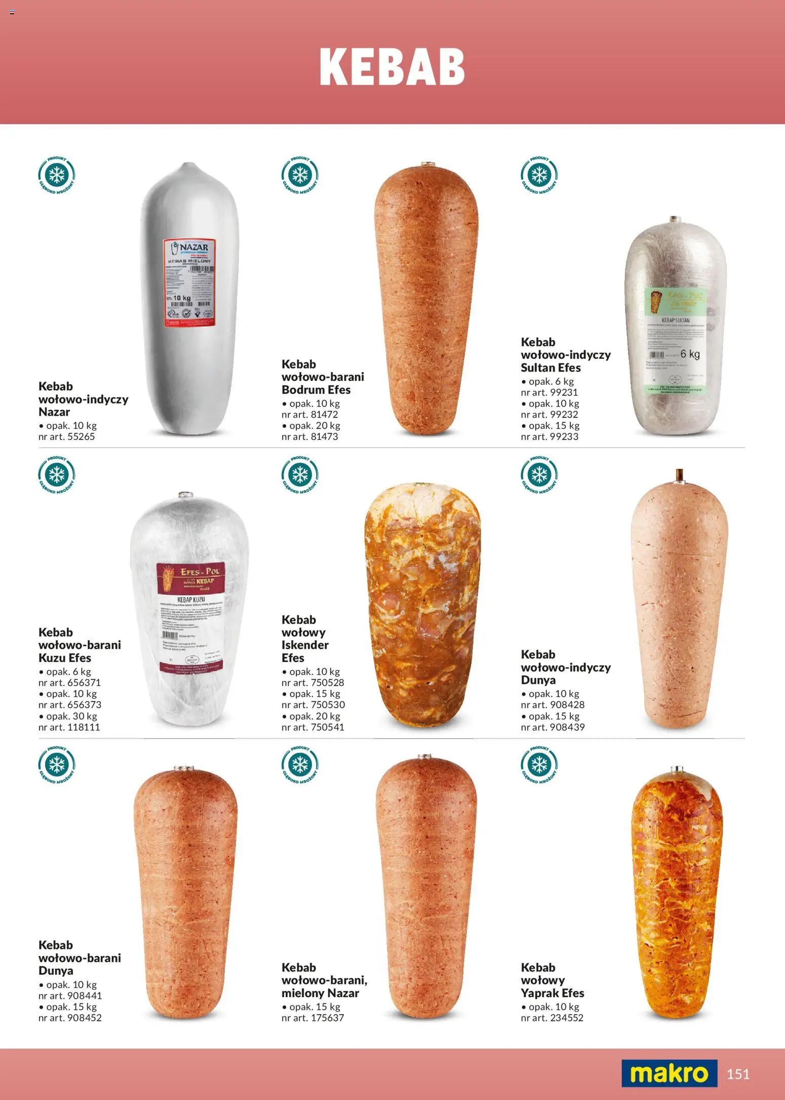 Makro Gazetka - Ultra fresh od 01.03.2026 | Strona: 151 | Produkty: Kebab