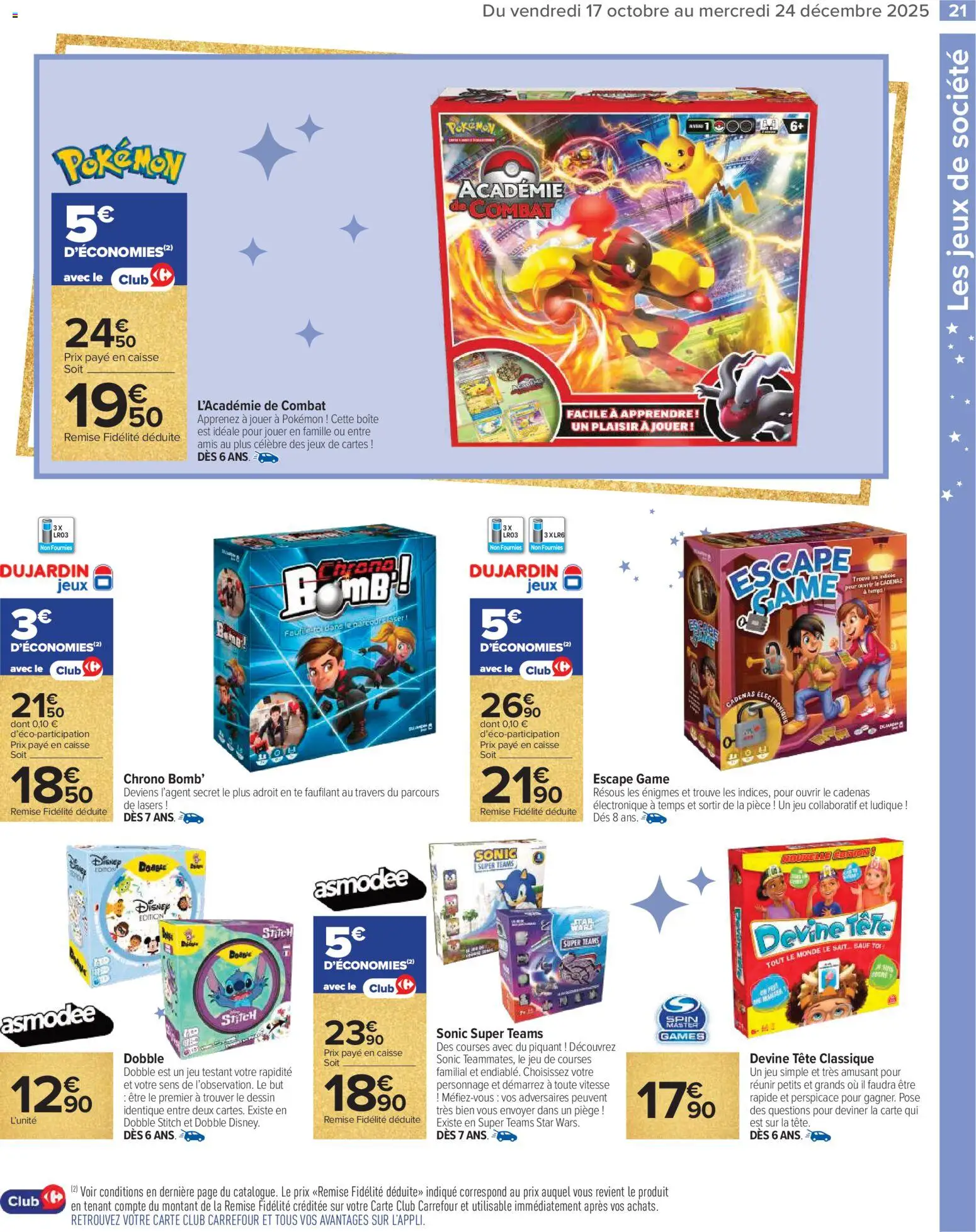 {H1} | Page: 21 | Produits: Sucre, Jeux, Jeux de société, Thé