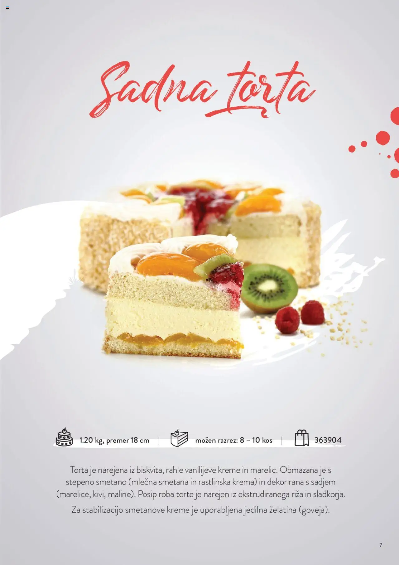 Spar katalog torte │ velja od 21.02.2023 | Stran: 7