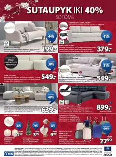 JYSK leidinys galioja nuo 16.12.2025 | Puslapis: 24 | Prekių: Sofa, Lagaminas