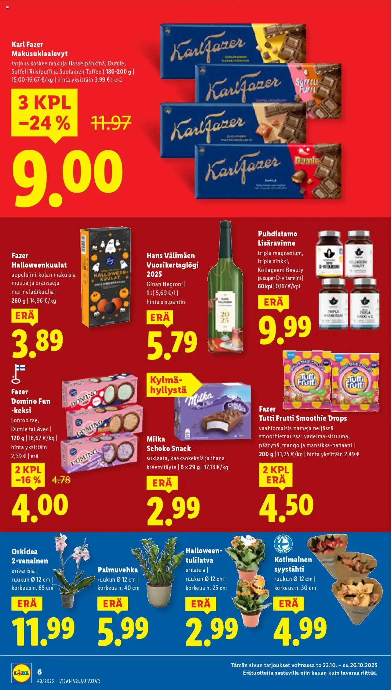 Lidl tarjoukset – voimassa 23.10.2025 alkaen | Sivu: 8 | Tuotteet: Mango, Tutti