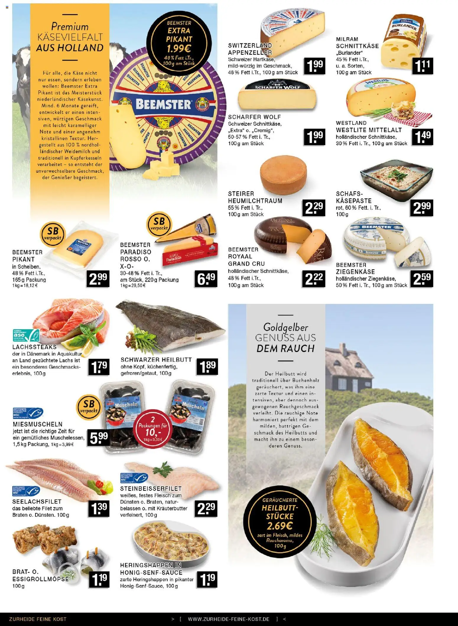 Edeka Zurheide Prospekt 	 – gültig ab 16.02.2026 | Seite: 4 | Produkte: Käse, Ziegenkäse, Kräuterbutter, Fleisch