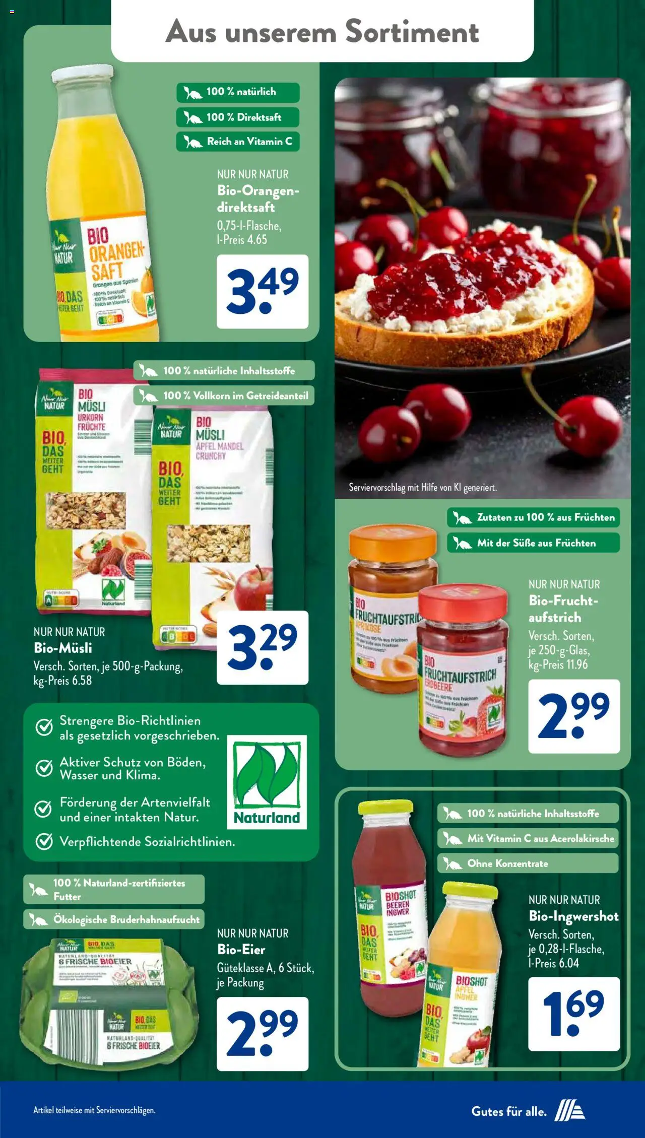 Aldi Süd Prospekt 	 - gültig ab dem 01.09.2025 | Seite: 20 | Produkte: Musli, Äpfel, Wasser, Saft