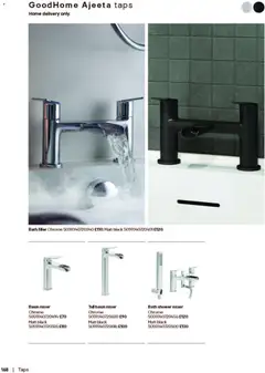 Preview of B&Q - Bathrooms valid from 16.12.2025 | Page: 168 | Products: Bath, Shower, Mixer